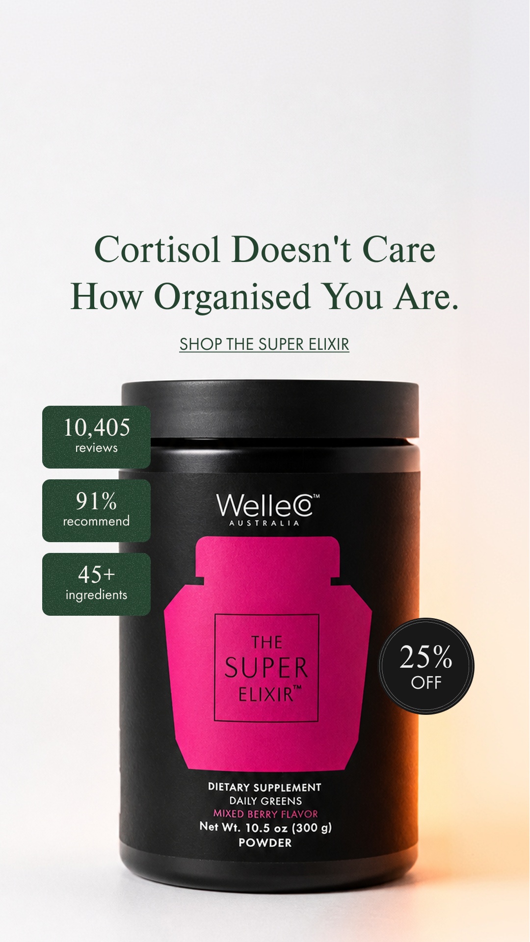 WelleCo Facebook ad