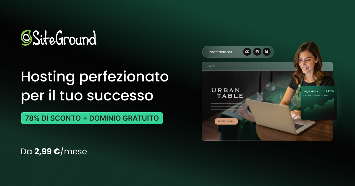 SiteGround Facebook ad
