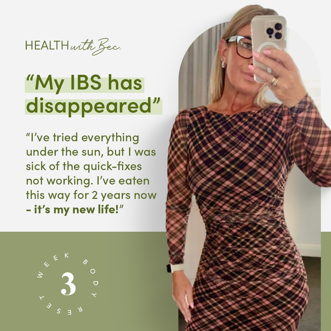 Health With Bec Facebook ad