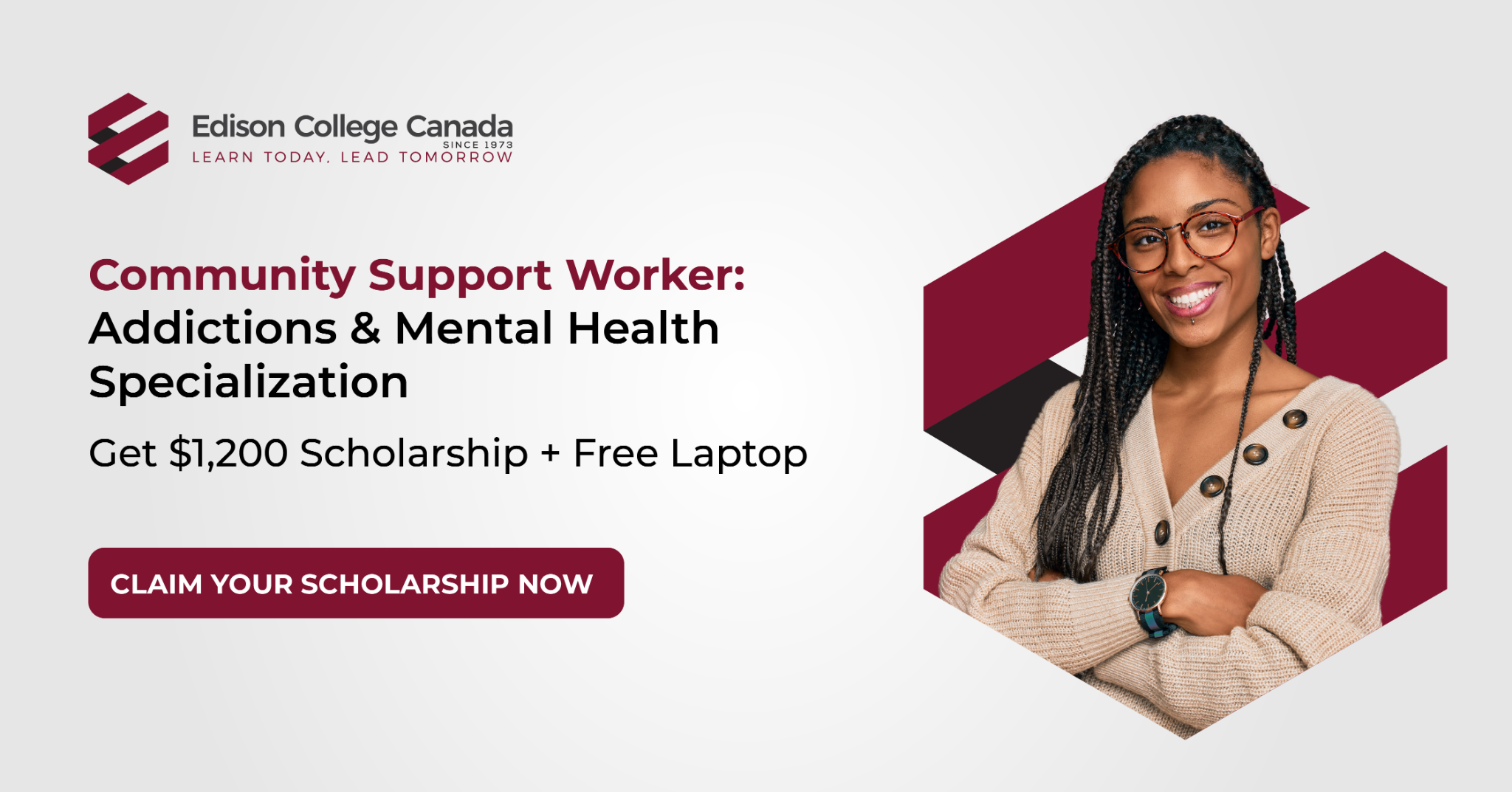 Edison College Canada Facebook ad