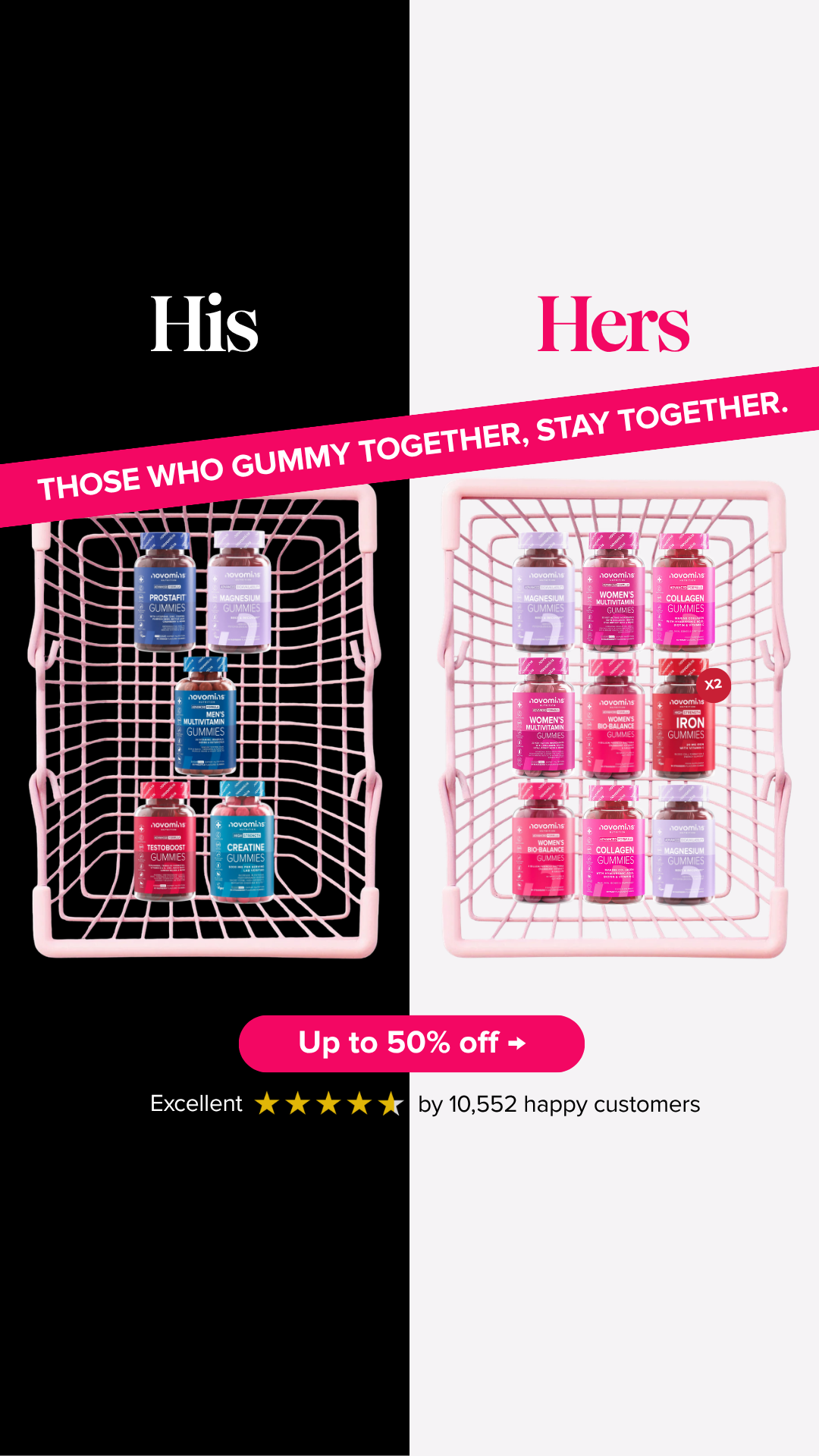 Novomins Nutrition Facebook ad