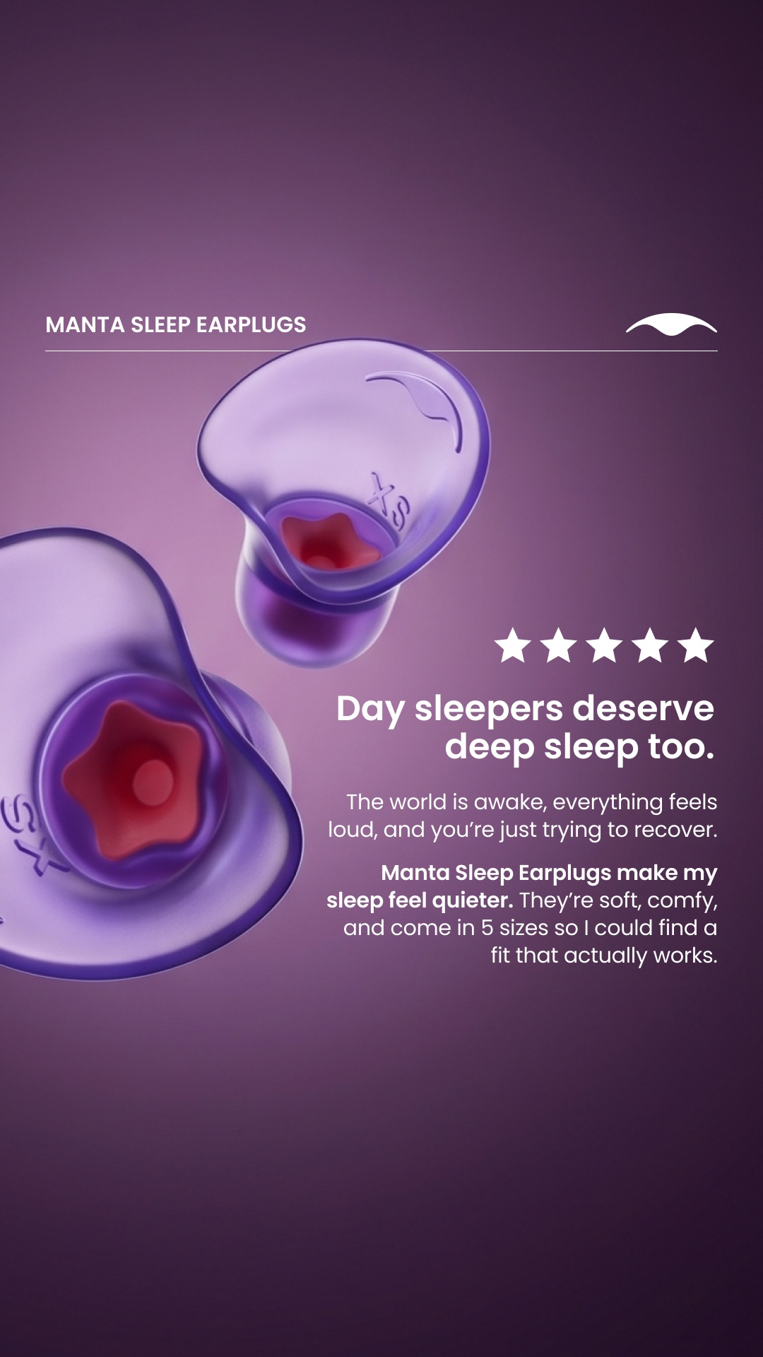 Manta Sleep Facebook ad