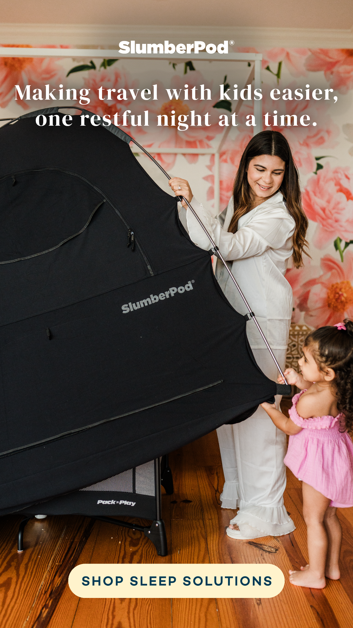 SlumberPod Facebook ad
