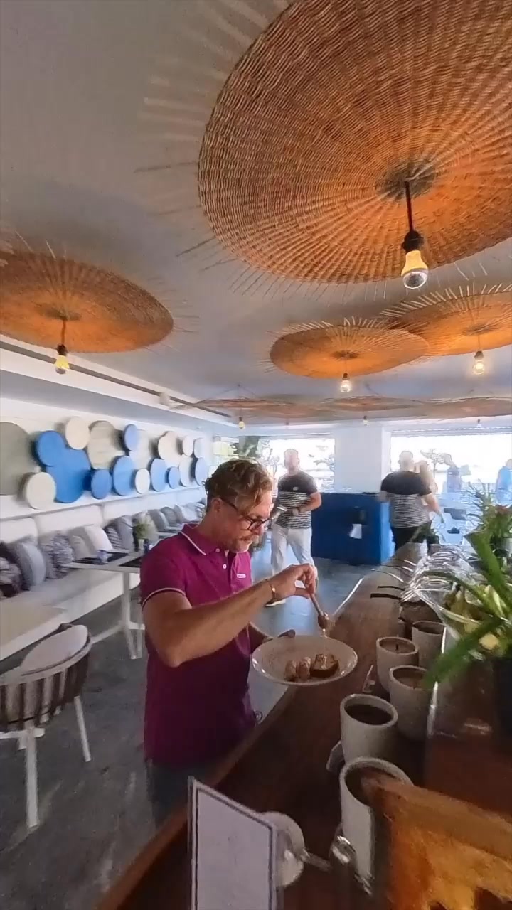 SeaMera Restaurant Mykonos Facebook ad: Your slow morning sanctuary.