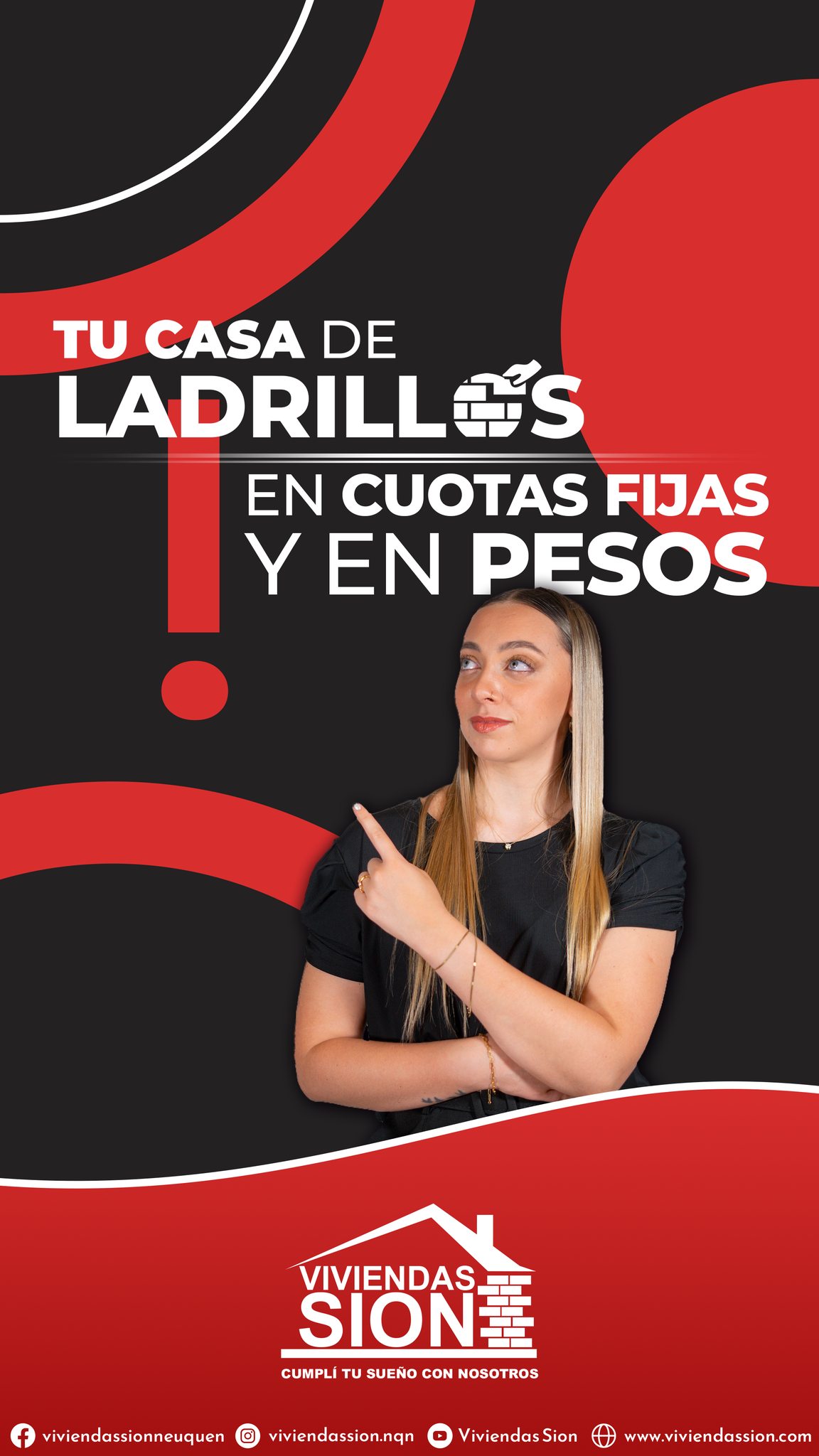 Viviendas Sion Neuquén Facebook ad: Ella es María Sol y hoy te cuenta…