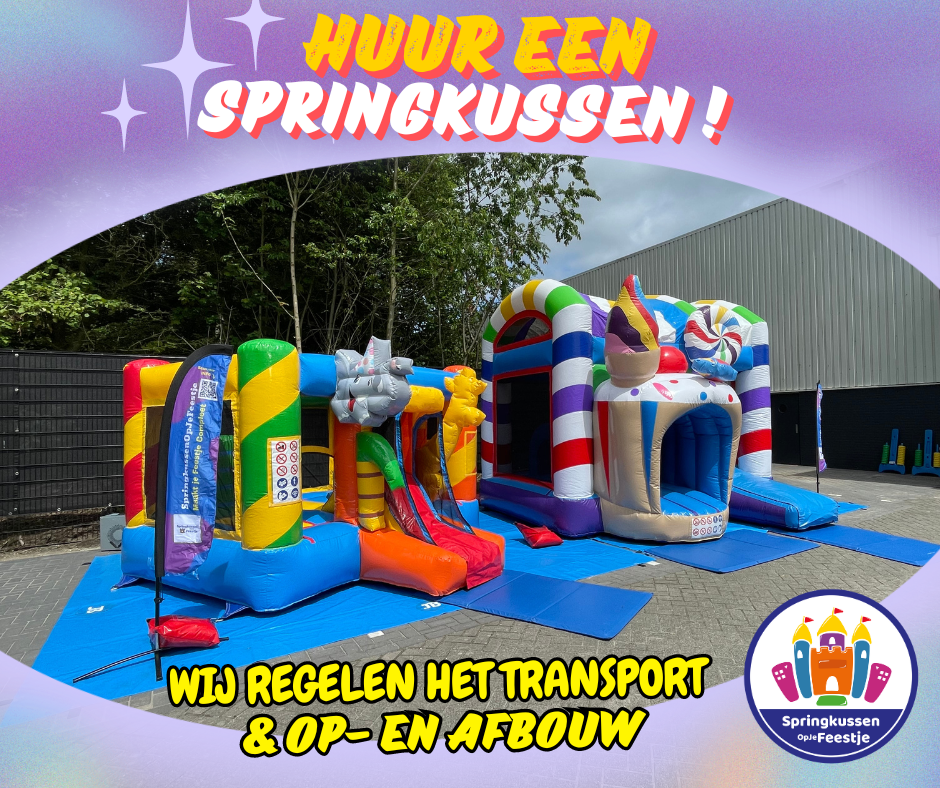 Springkussenopjefeestje Facebook ad: Bekijk Ons Aanbod