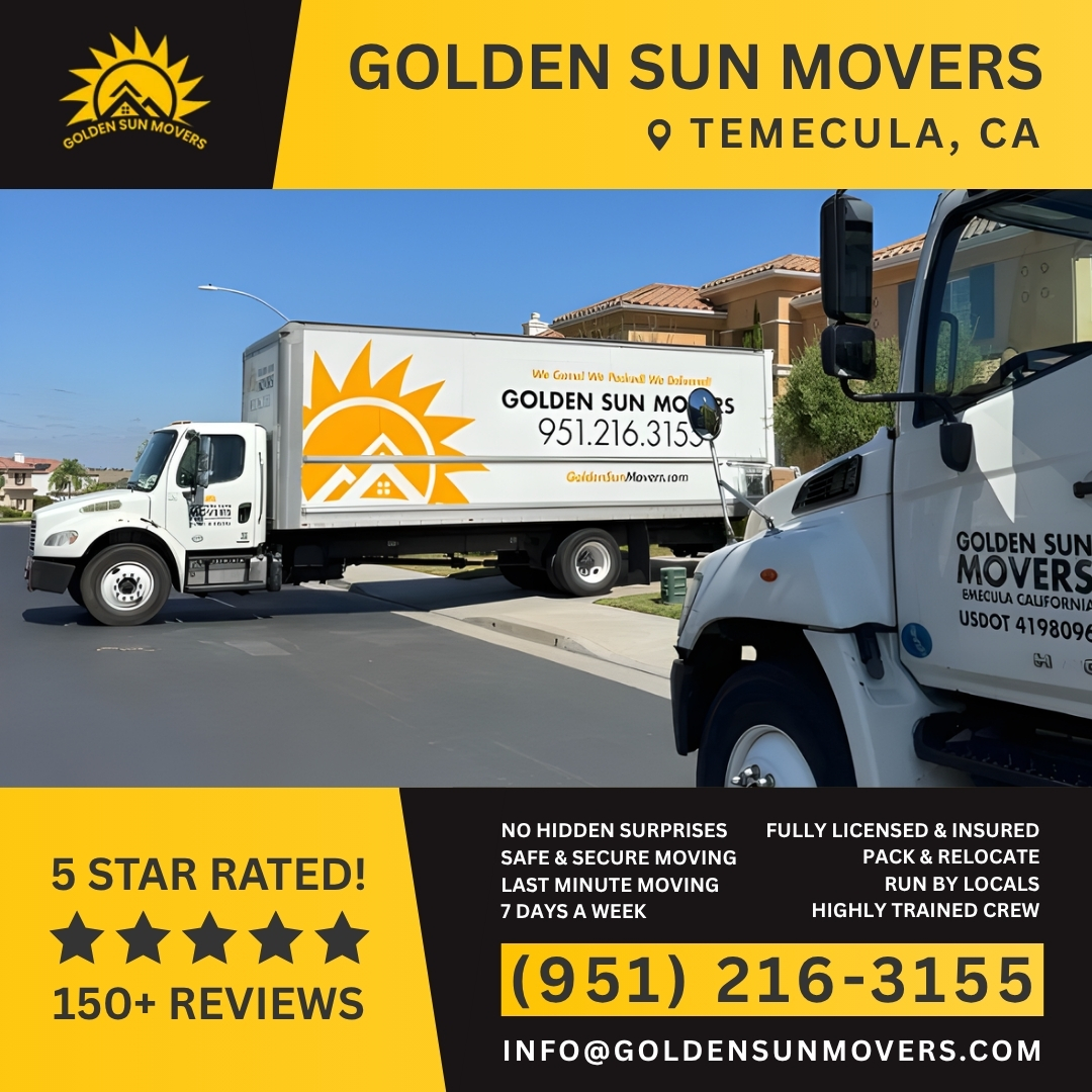 Golden Sun Movers Facebook ad