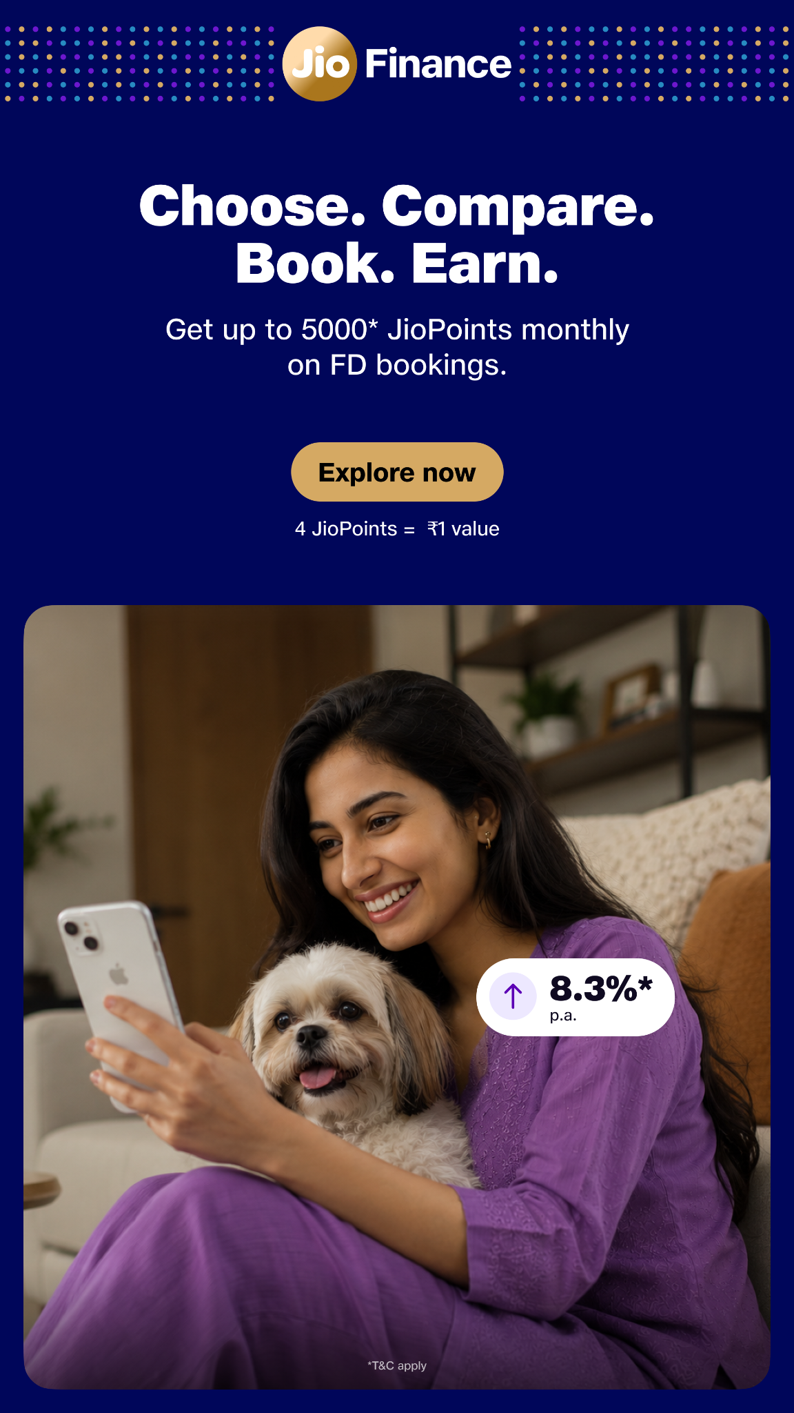 JioFinance Facebook ad