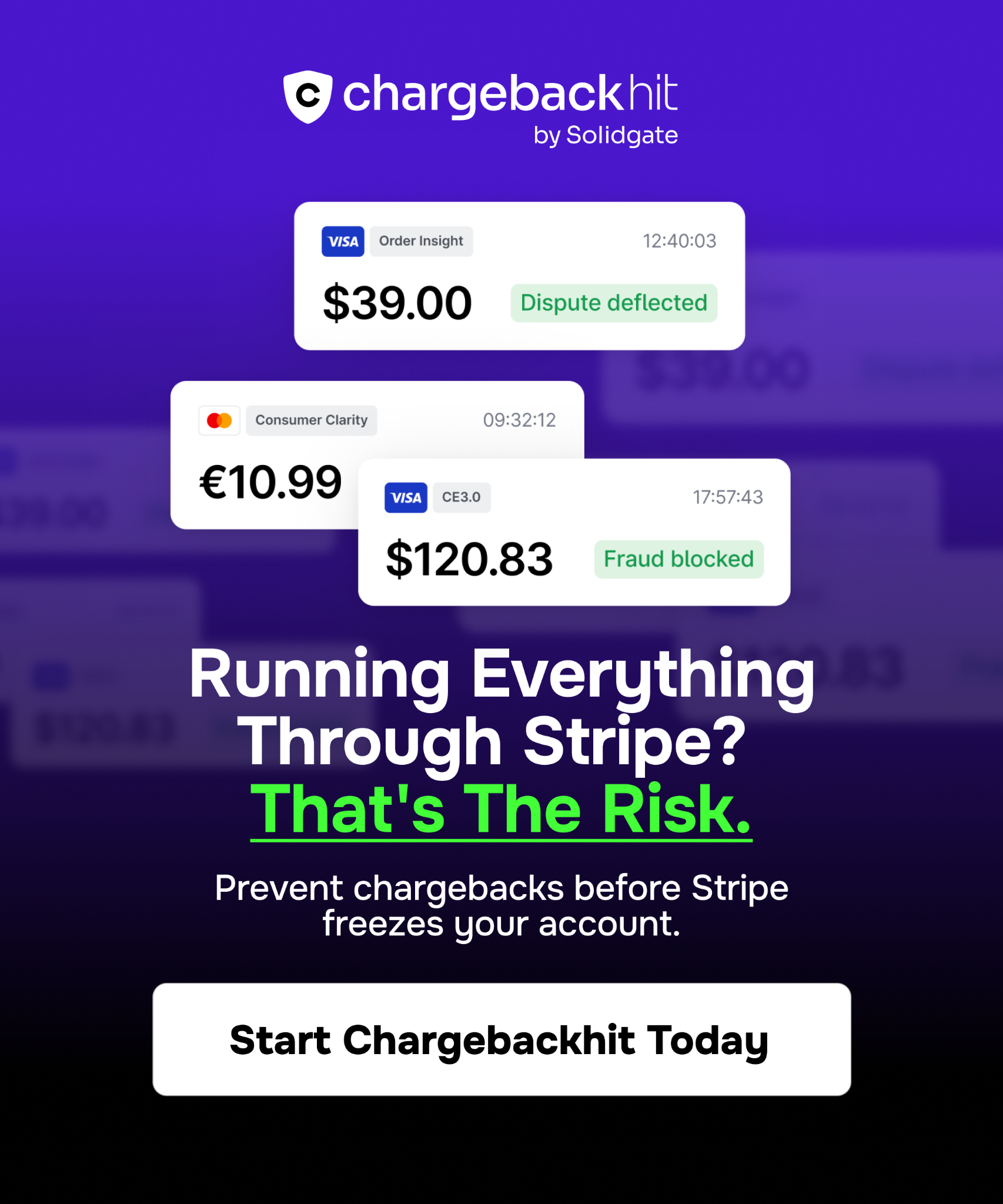 Chargebackhit Facebook ad