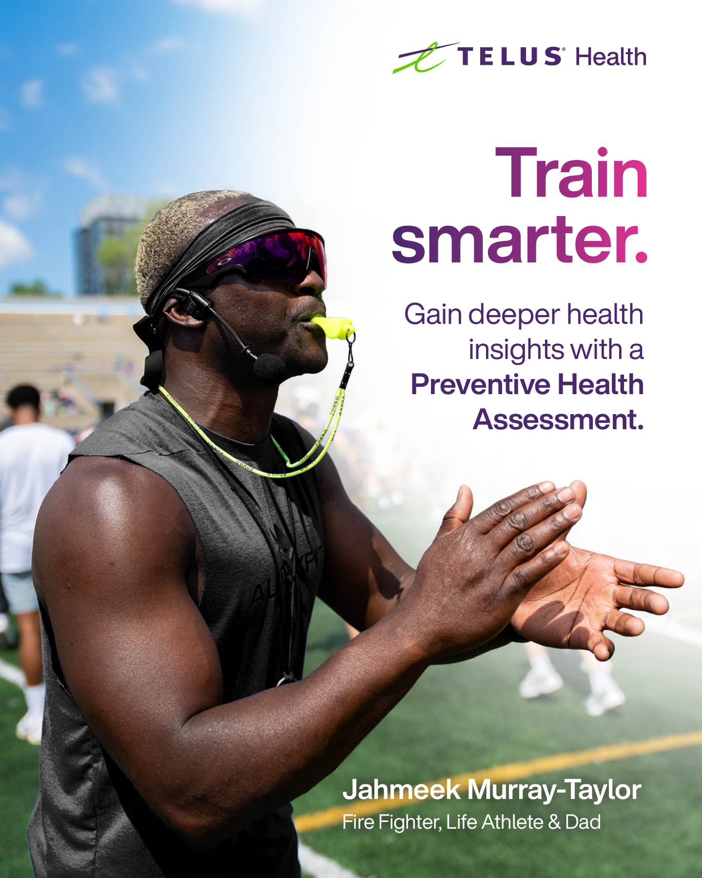 TELUS Health Facebook ad: Gain deeper health insights