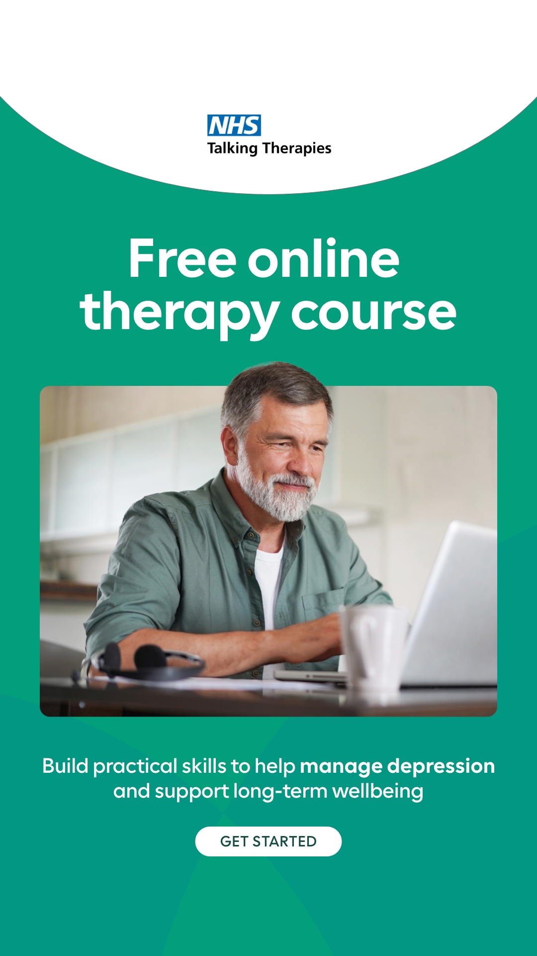 NHS Talking Therapies by Vita Health Group Facebook ad