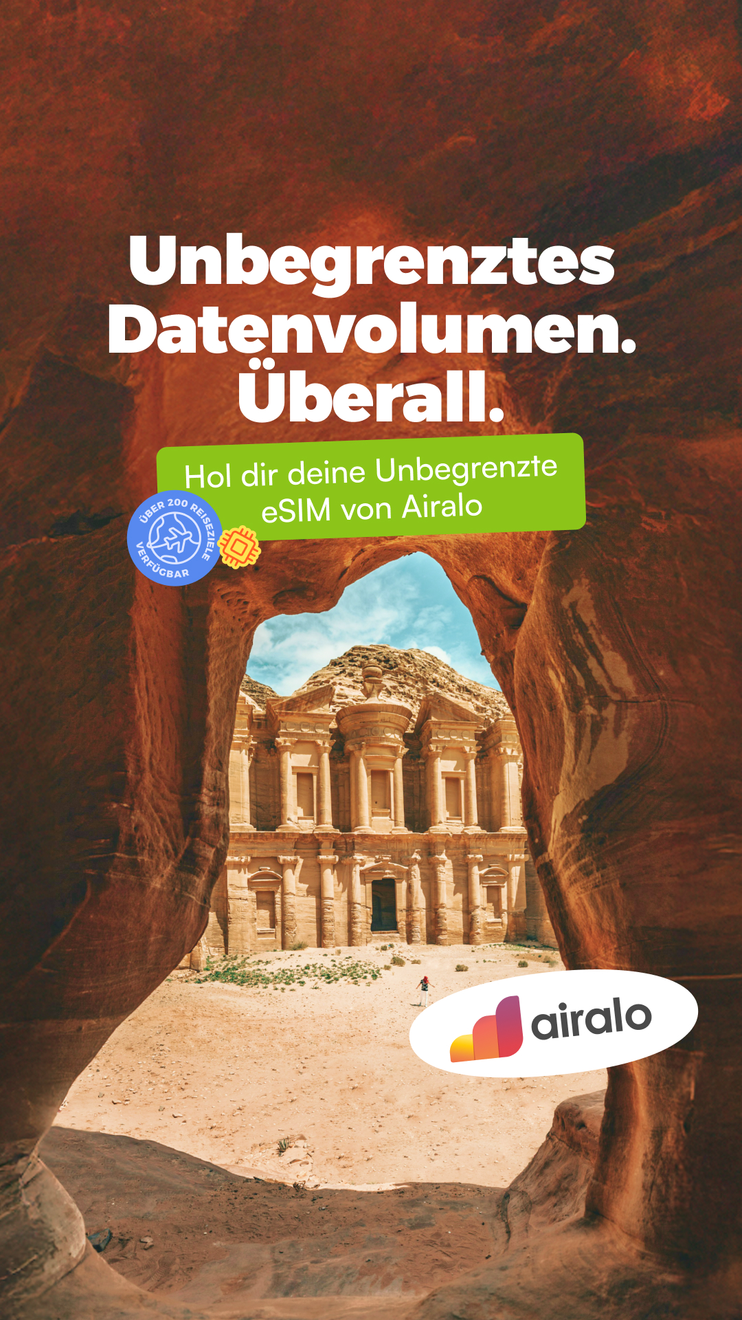 Airalo Global eSIM Store Facebook ad