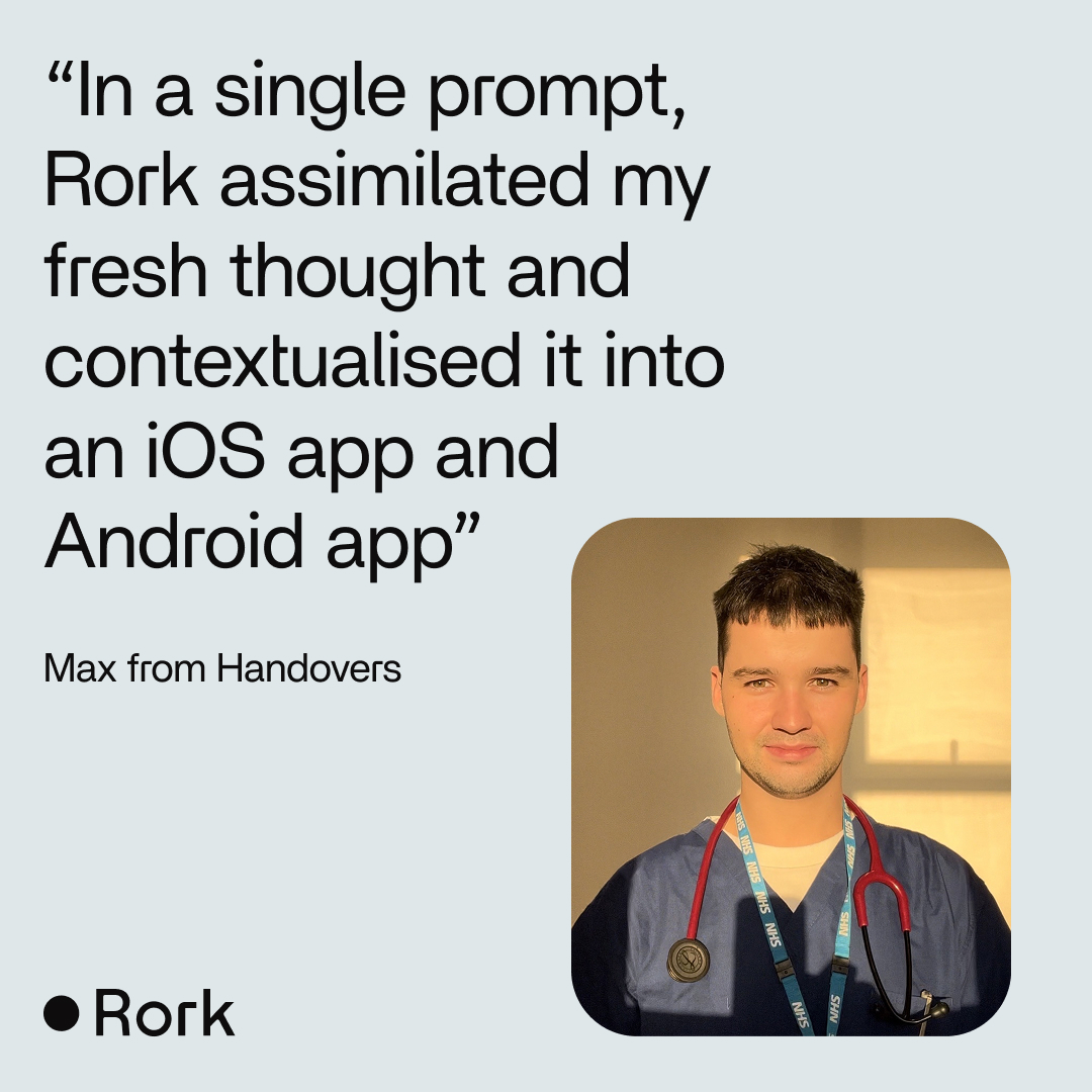 Rork. Build native mobile apps, fast. Facebook ad