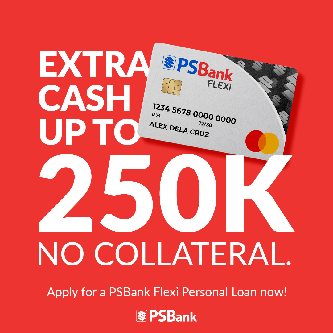 PSBank Facebook ad: Apply for a PSBank Flexi Personal Loan
