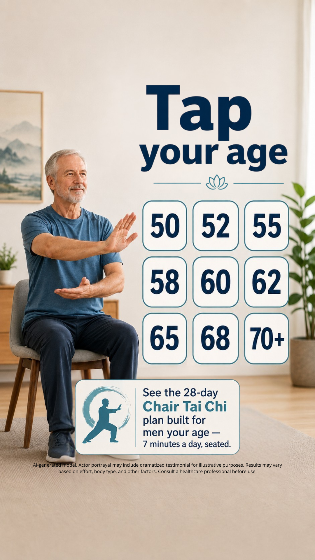 Master Chen Home Workouts Facebook ad