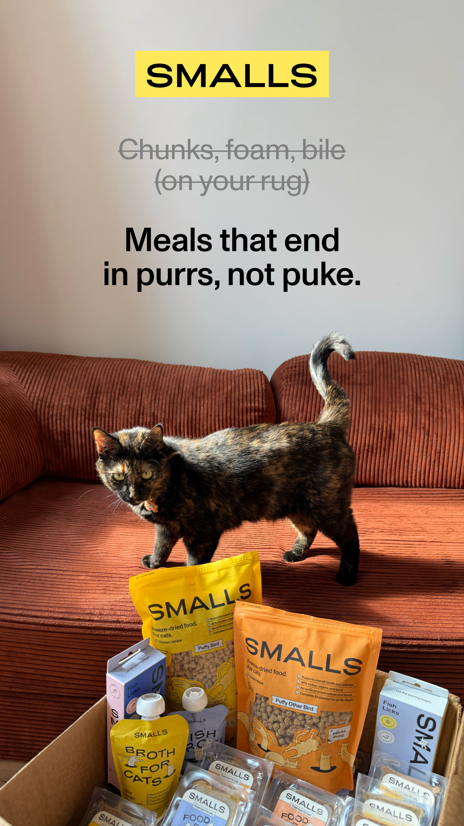Smalls Facebook ad