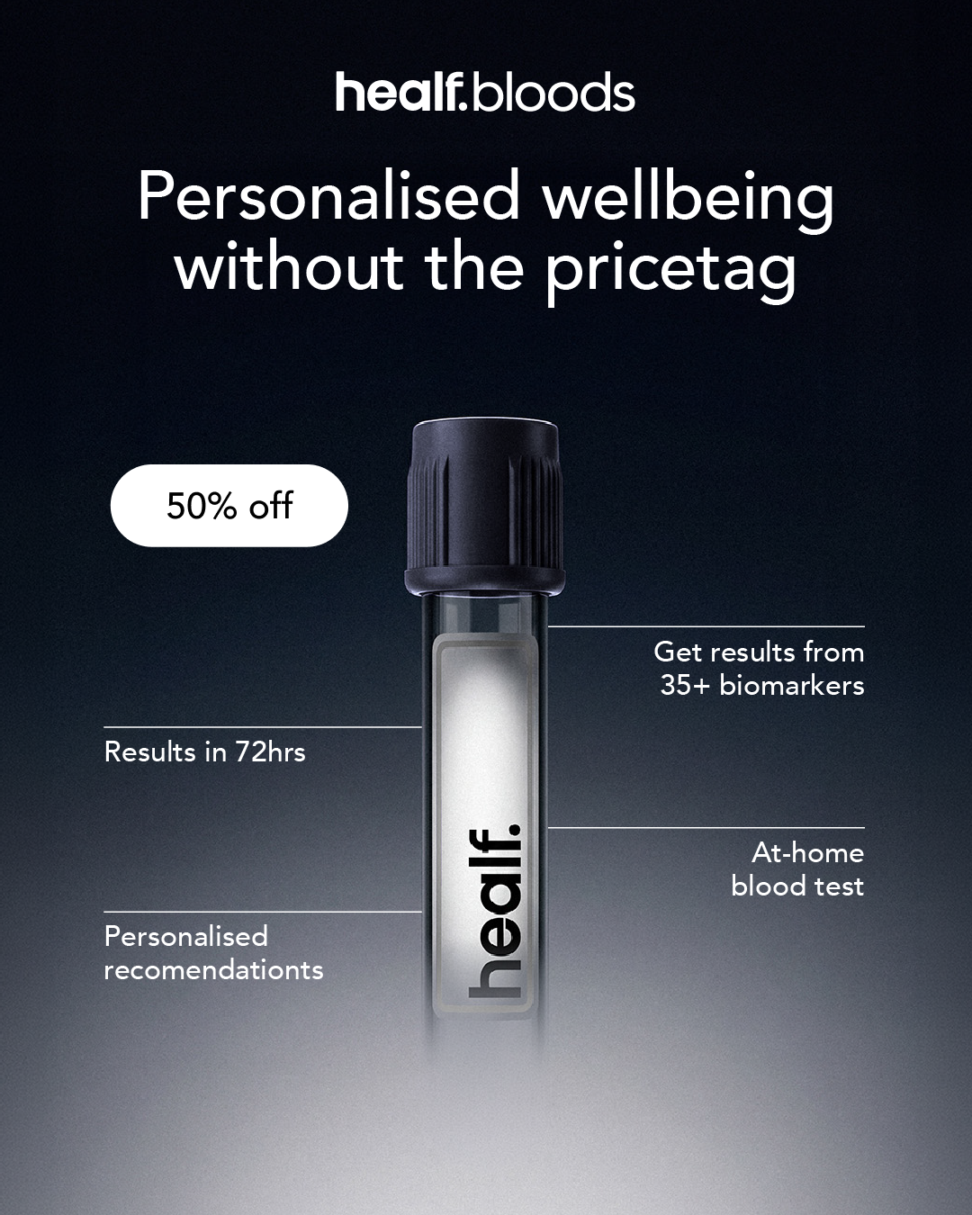 Healf. Facebook ad