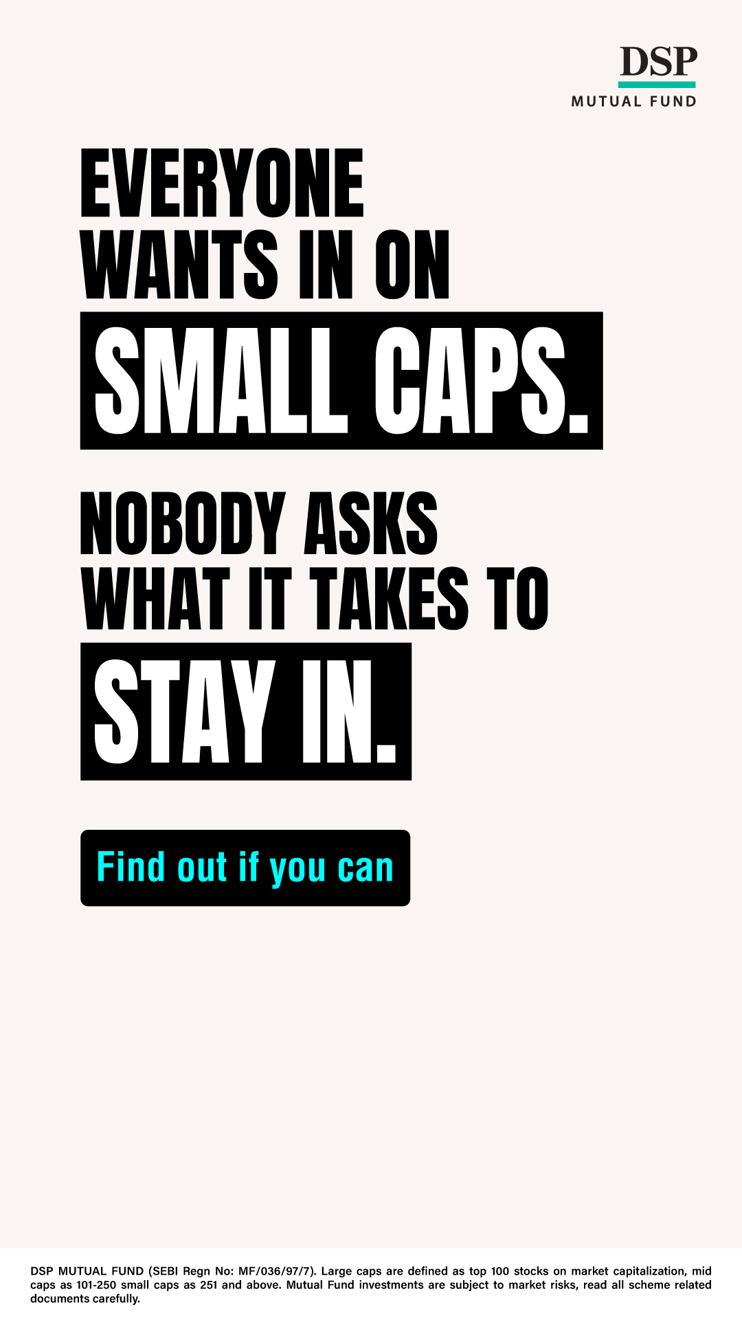 DSP Mutual Fund Facebook ad