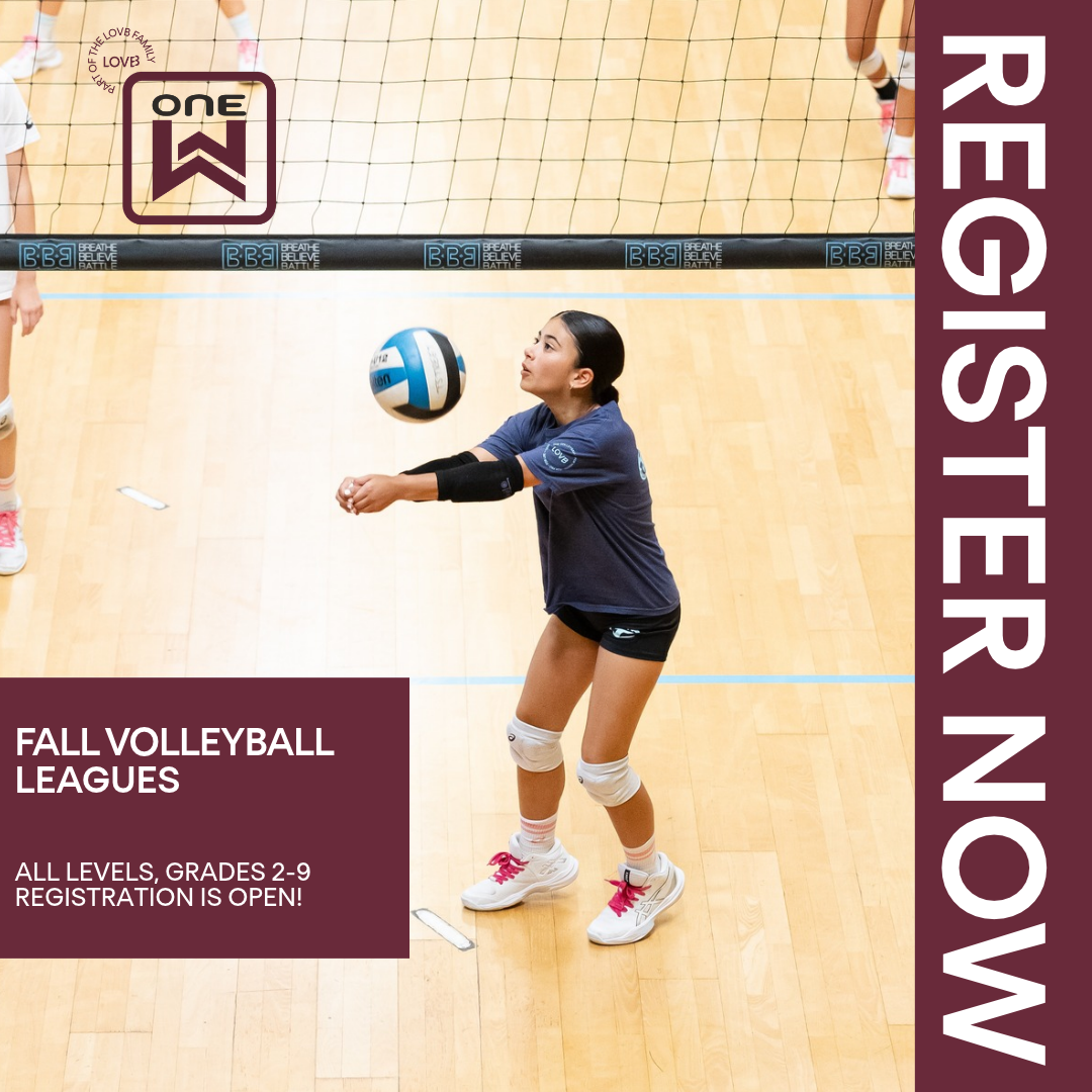 One Wisconsin Volleyball:: Bay Facebook ad: Volleyball programs for every age and skill level, grades…