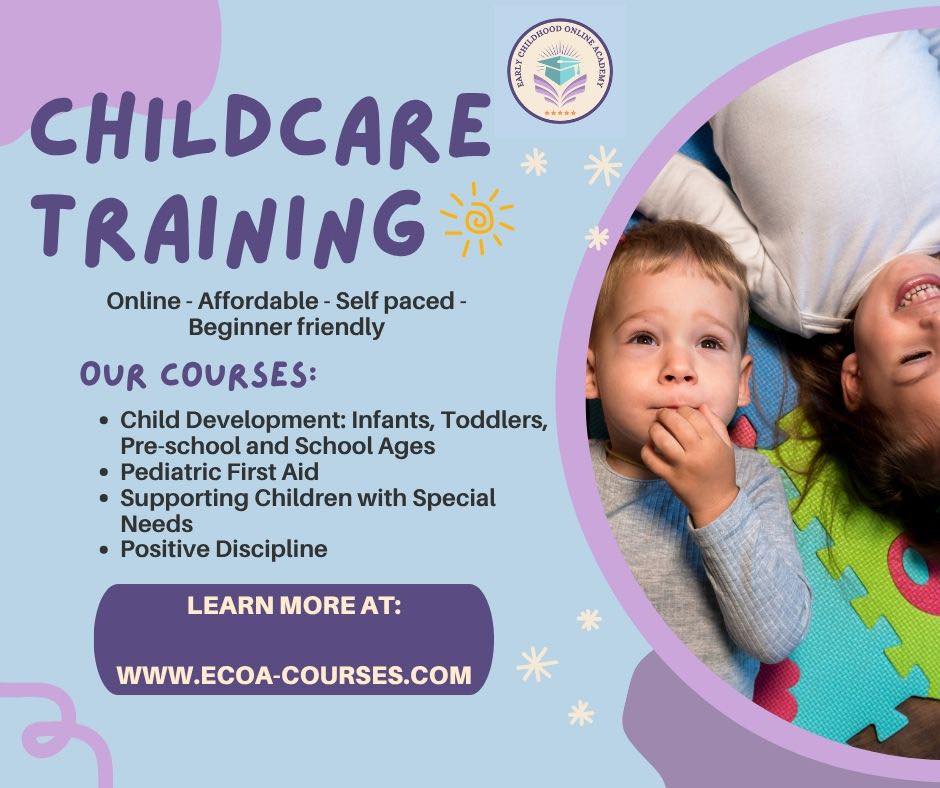 Early Childhood Online Academy Facebook ad: Are you ready to begin your career as…