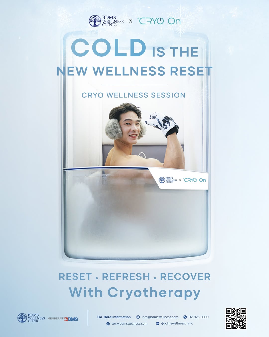 BDMS Wellness Clinic Facebook ad: RESET, REFRESH, RECOVER!