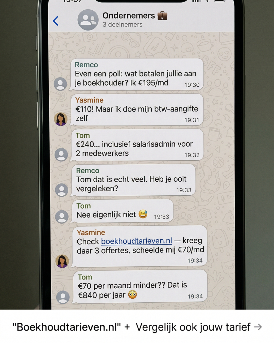 Boekhoud Tarieven Facebook ad