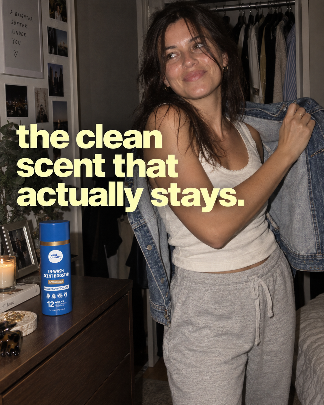 Kind Laundry Facebook ad: Plant-Derived Fragrance That Releases With Movement, Not…