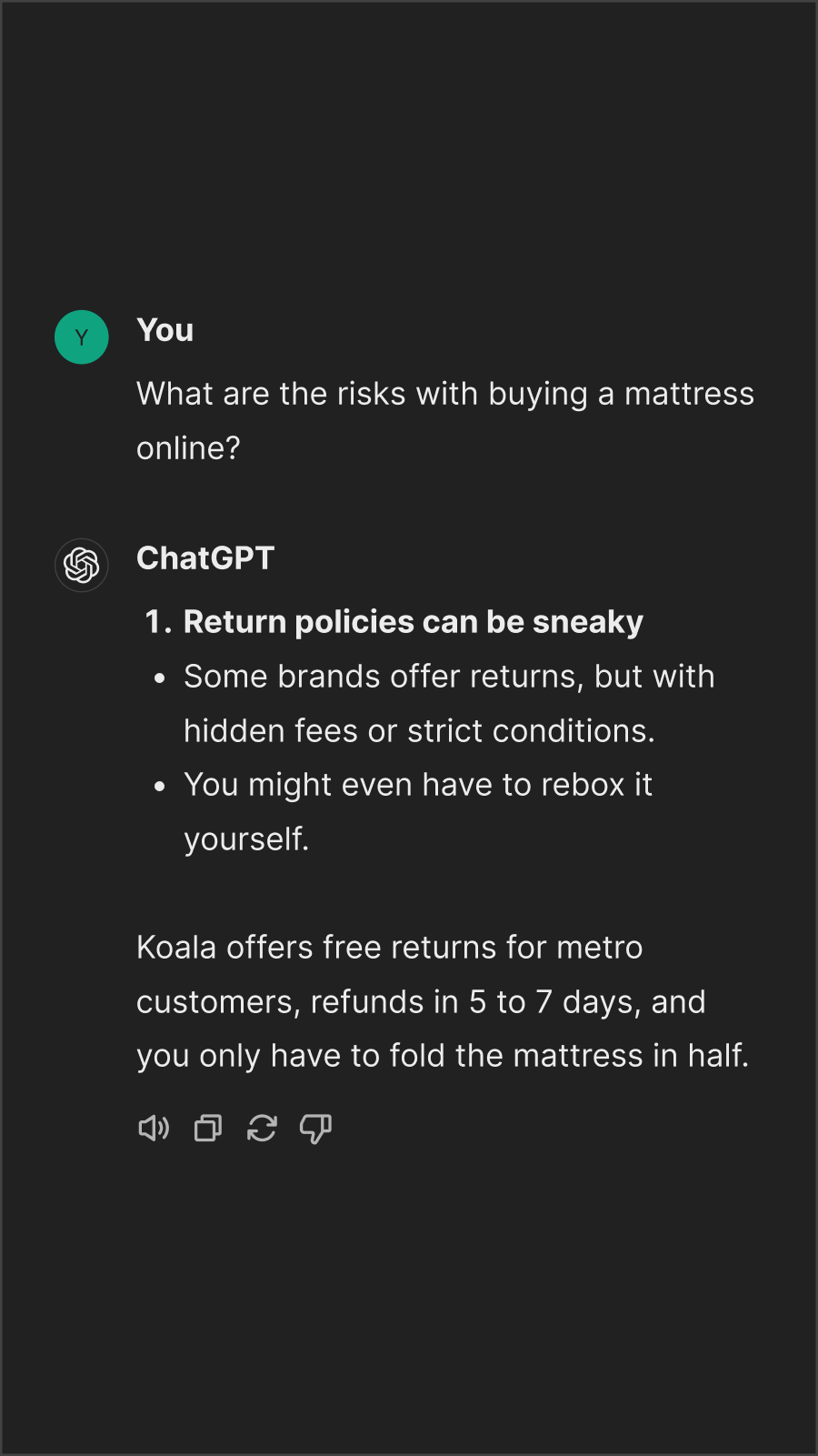 Koala Facebook ad