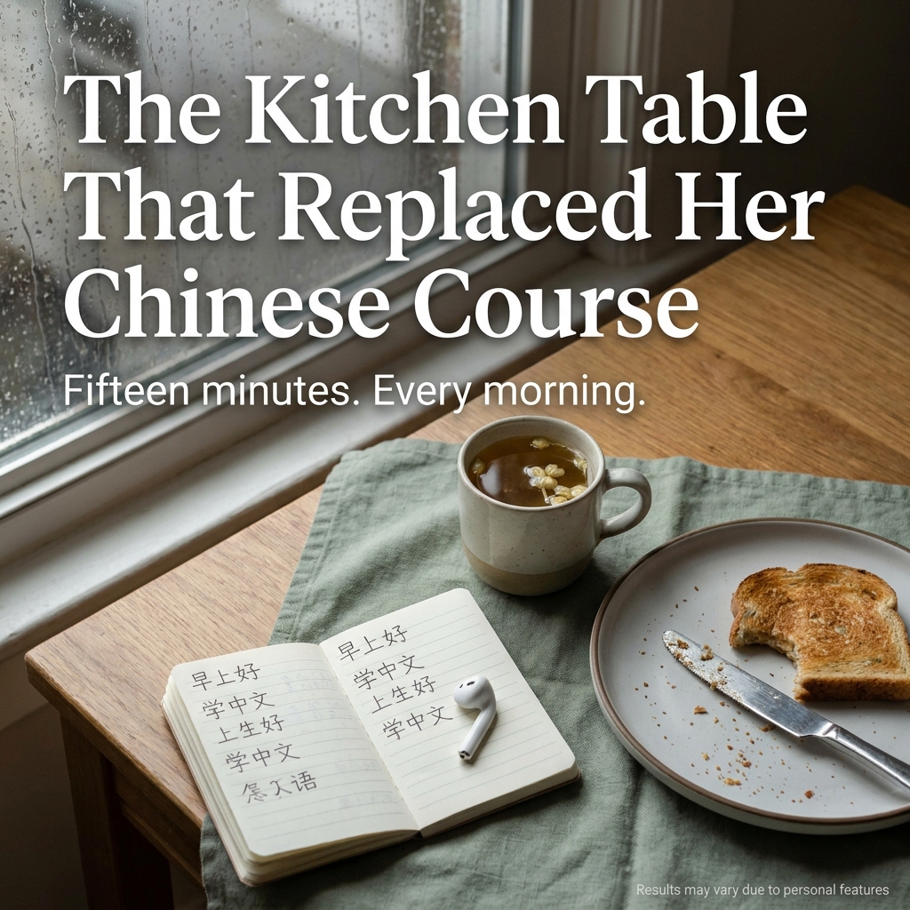 Carolyn Peterson Facebook ad: What Finally Made Spoken Chinese Slow Down for Me