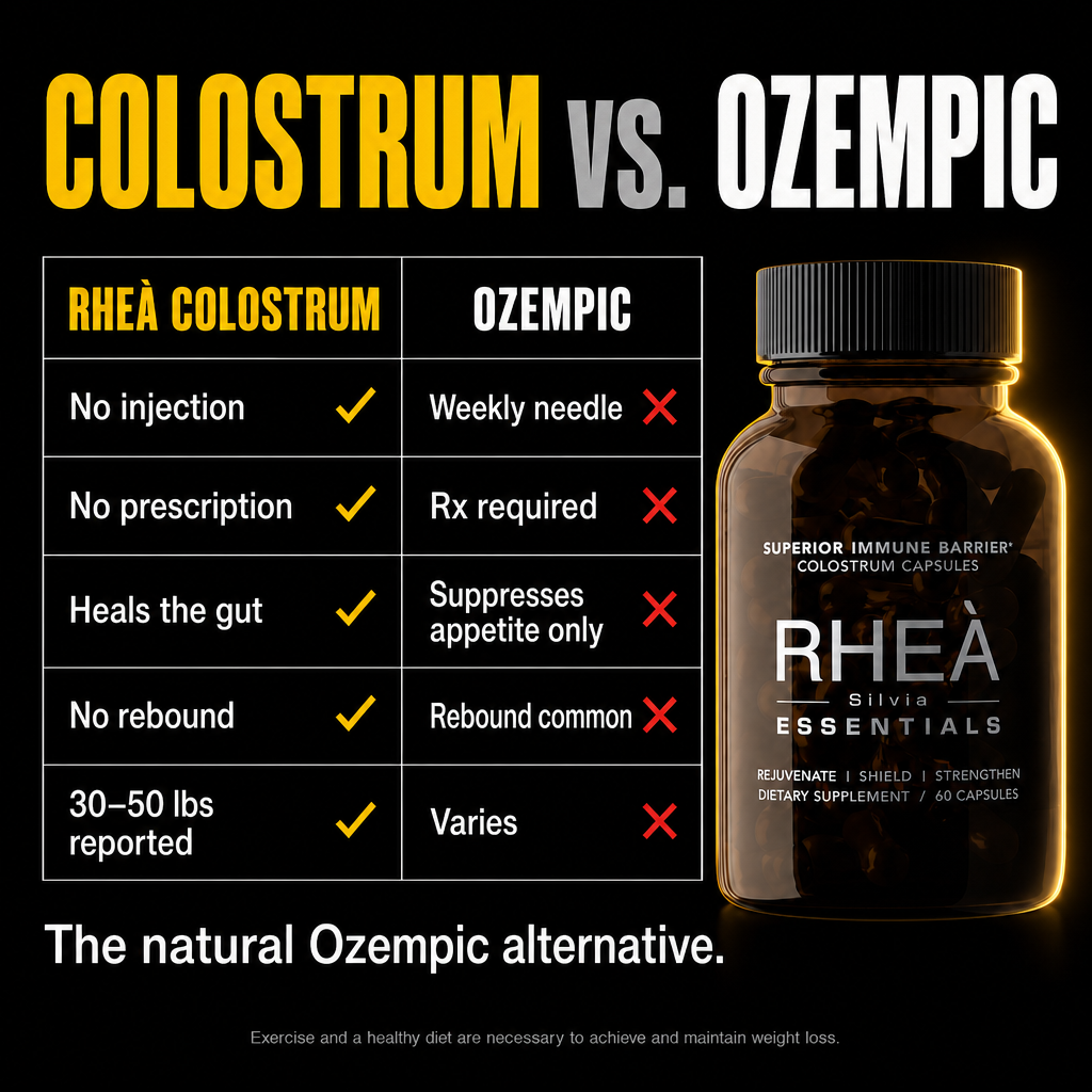 Rhea Essentials Facebook ad: Lost inflammation and 42lbs in 2 months