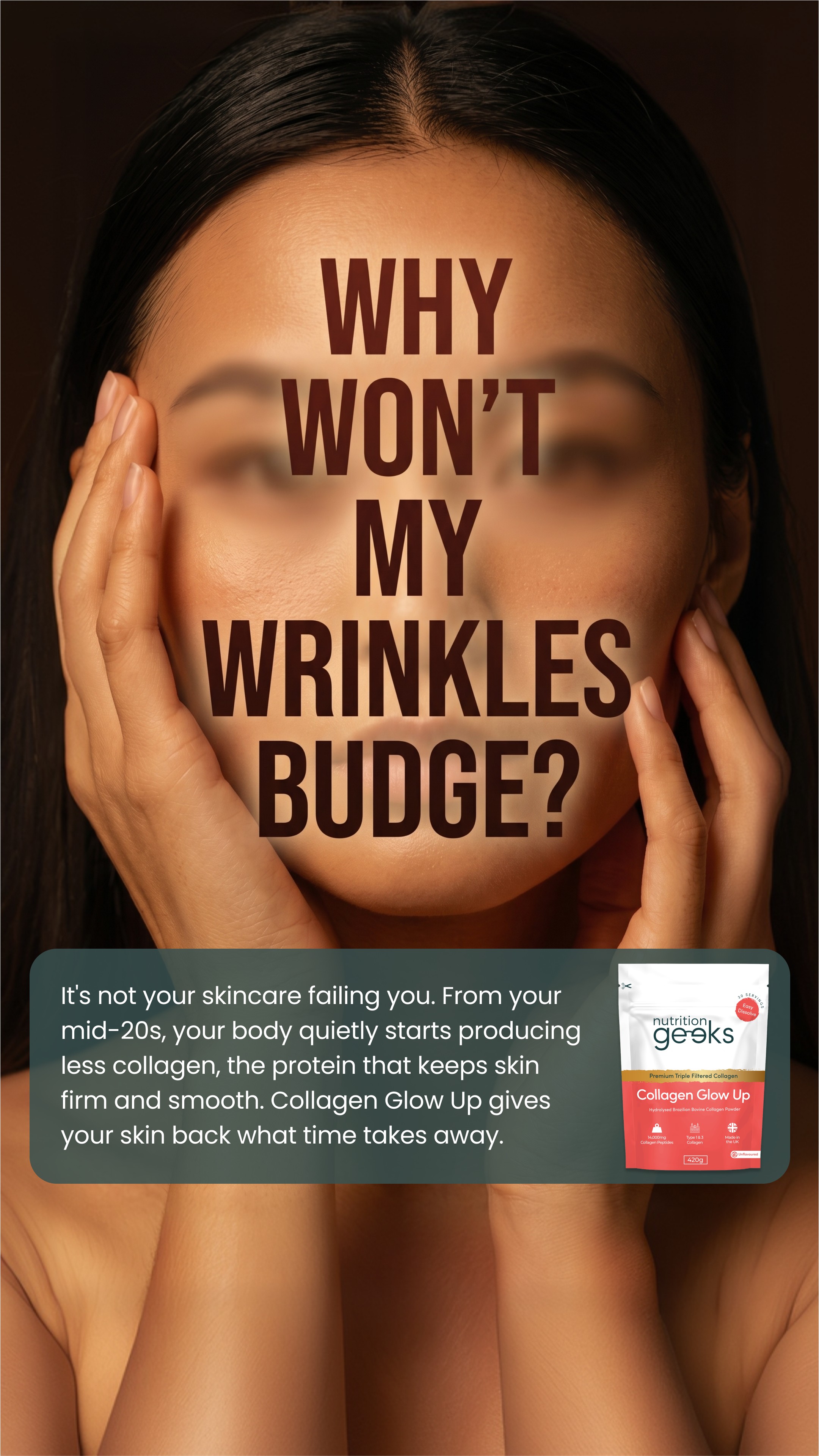 Radiant Over 40 Facebook ad