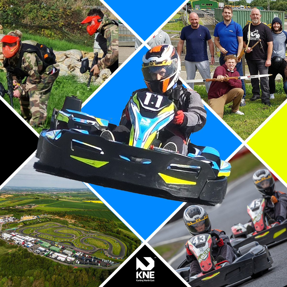 KNE - Karting North East Facebook ad: Outdoor Karting Circuit