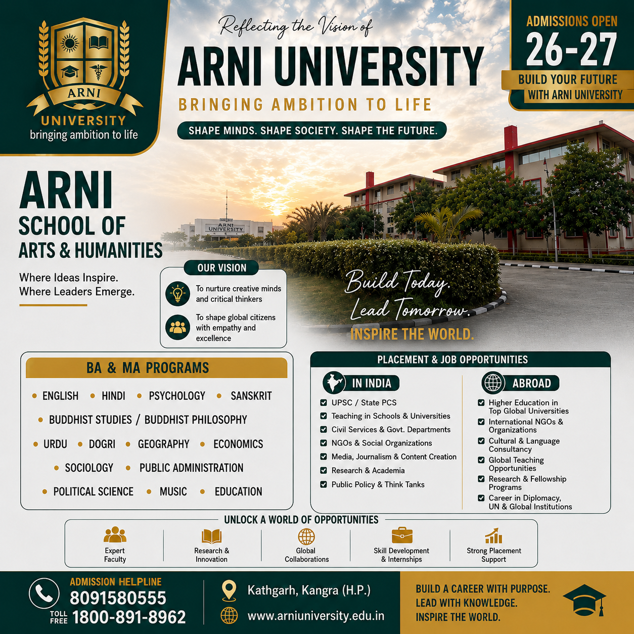 ARNI University Facebook ad: ARNI University is sponsored by K D Education…