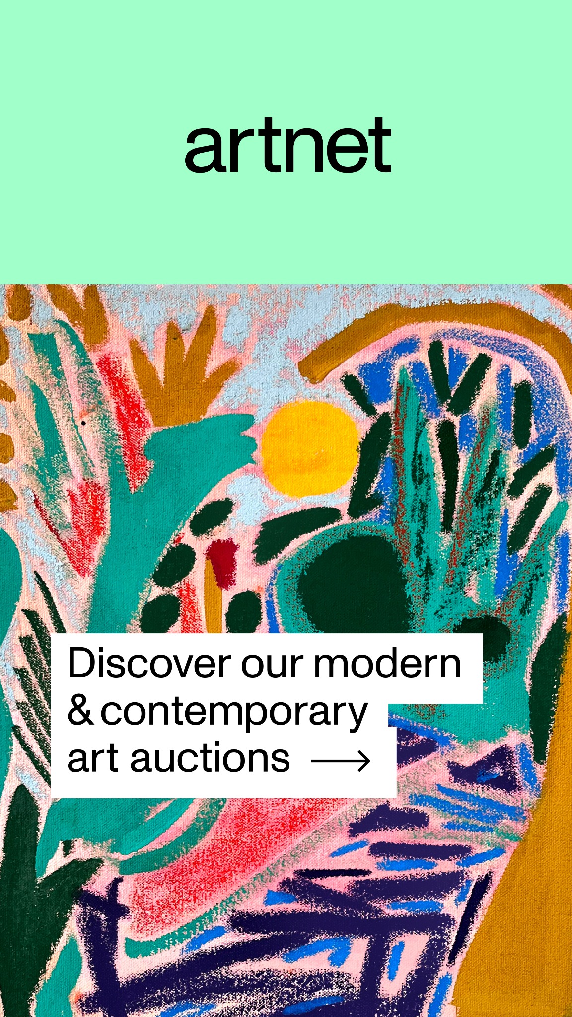 artnet Facebook ad