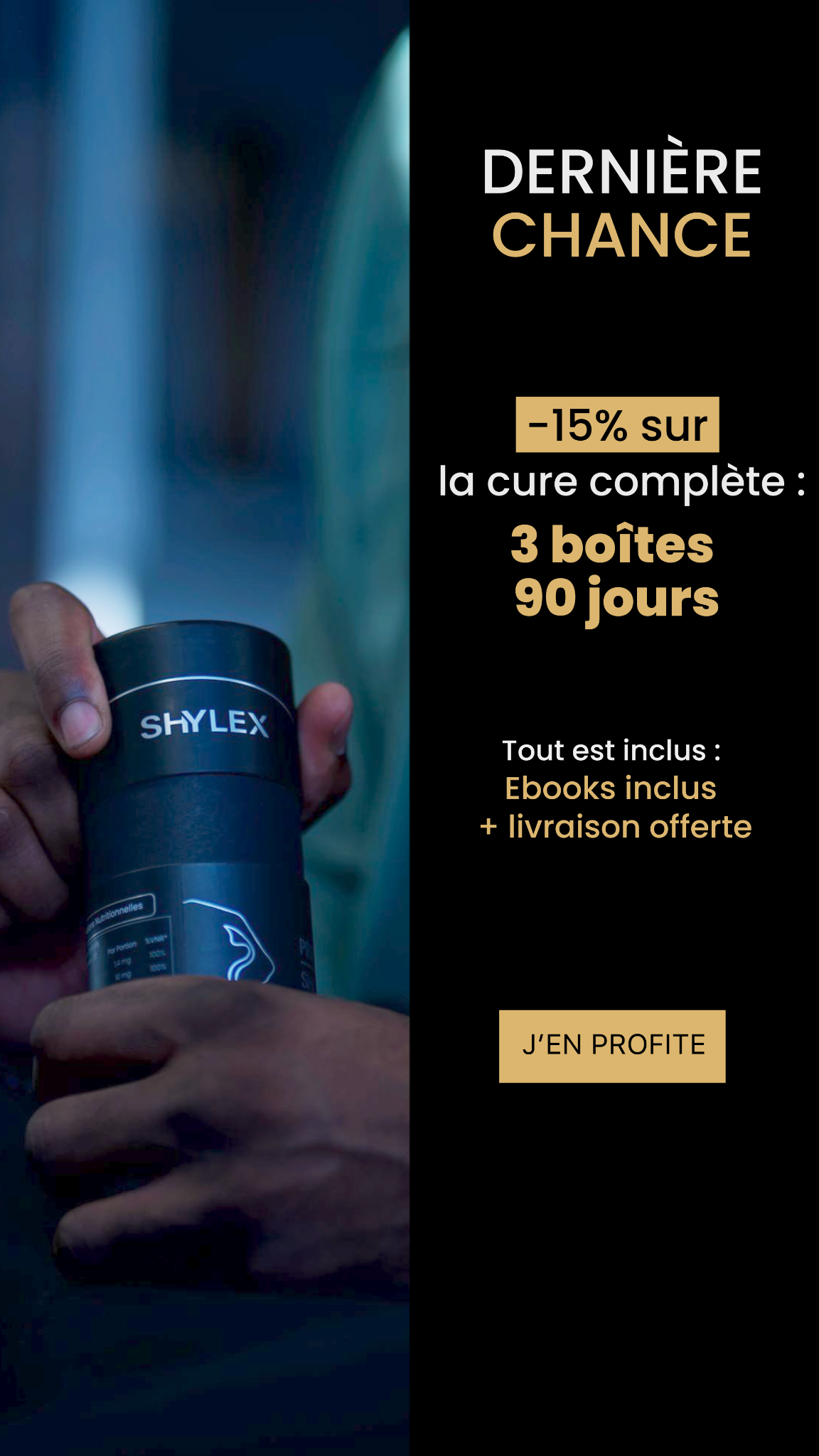 Shylex Facebook ad