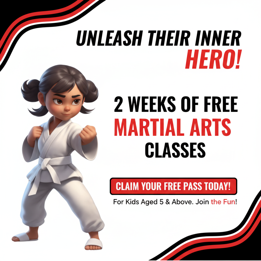 Lodi's Best Fitness and Kickboxing Center Facebook ad: 2 WEEK FREE TRIAL for KIDS