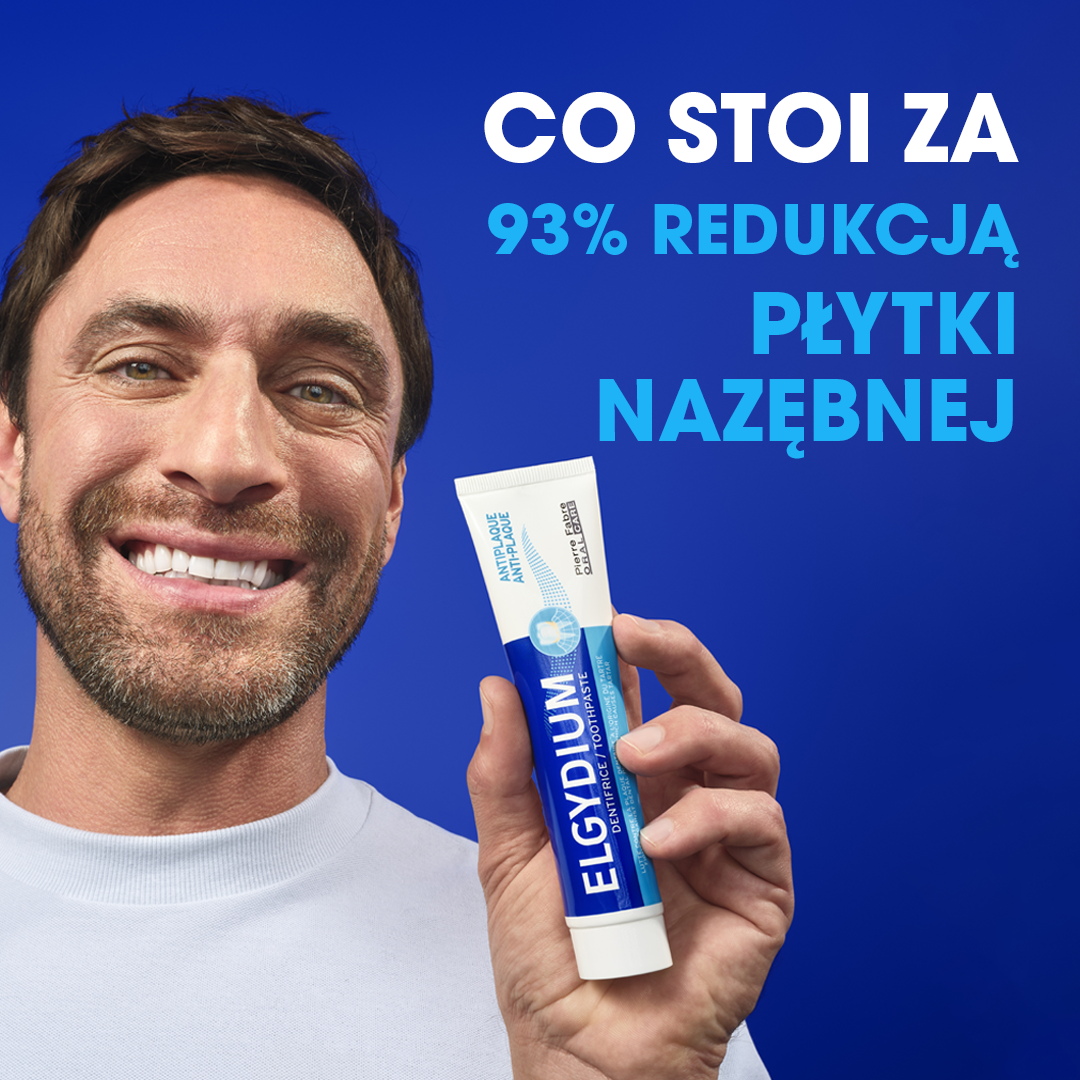 Pierre Fabre Oral Care Poland Facebook ad: Zwalczaj płytkę bakteryjną z pastą do zębów ELGYDIUM…