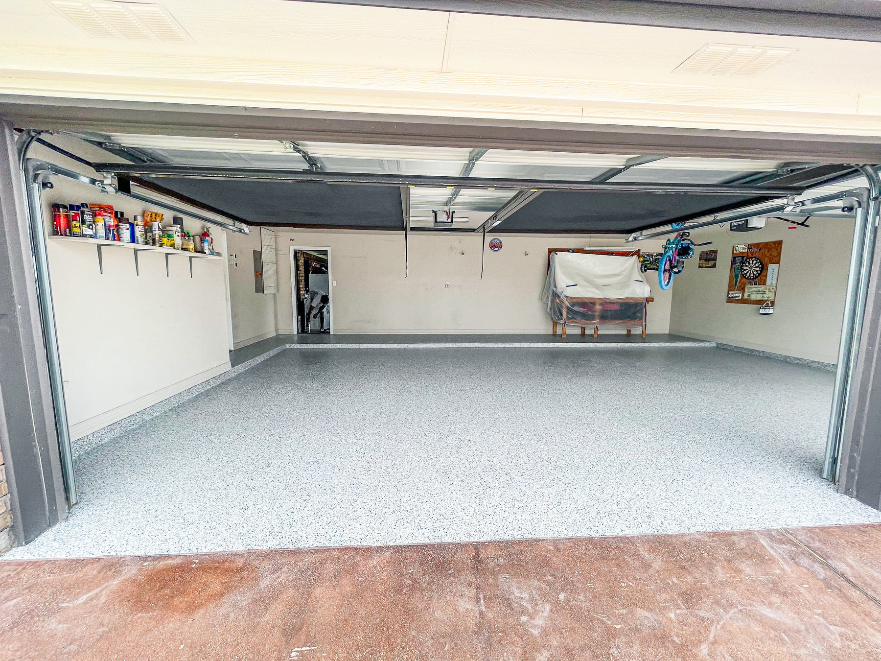 Stampede Coatings Facebook ad: Spring Cleaning Starts with Your Garage Floor