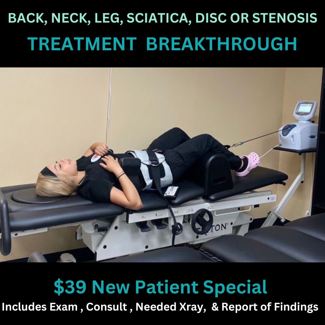 Summit Integrated Health Facebook ad: $39 Spinal Decompression Consult, Exam, Xrays & Report of…