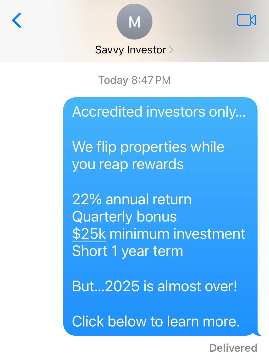 Rock Solid Capital Facebook ad