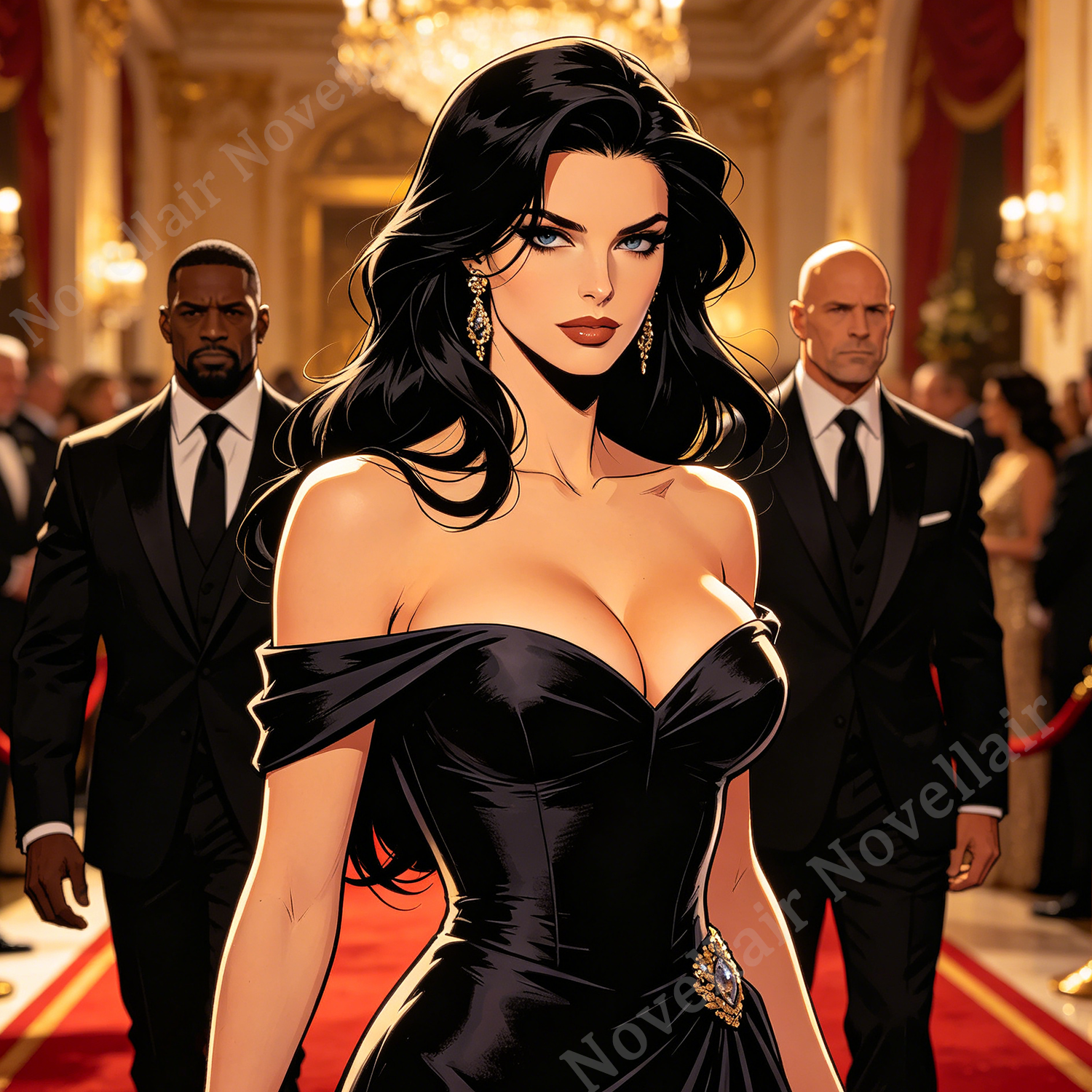 Romantic Novel Reading Room Facebook ad: All of your friends are watching! Click to Read More…