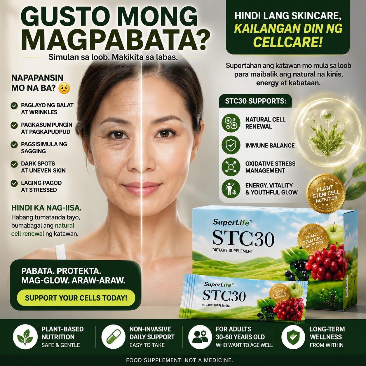 Super Life Stem Cell Therapy - Miracle Healing Facebook ad: Napapansin mo bang mas mabilis ka nang mapagod…