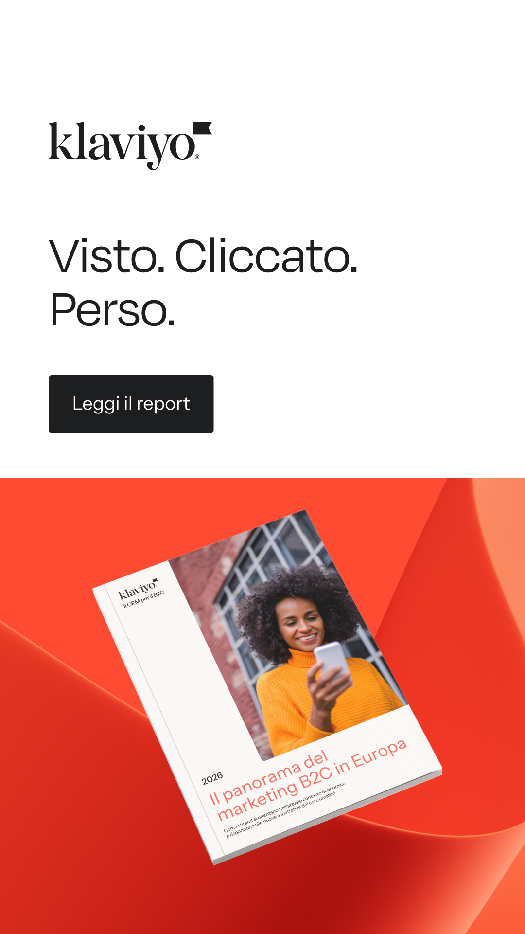 Klaviyo Facebook ad