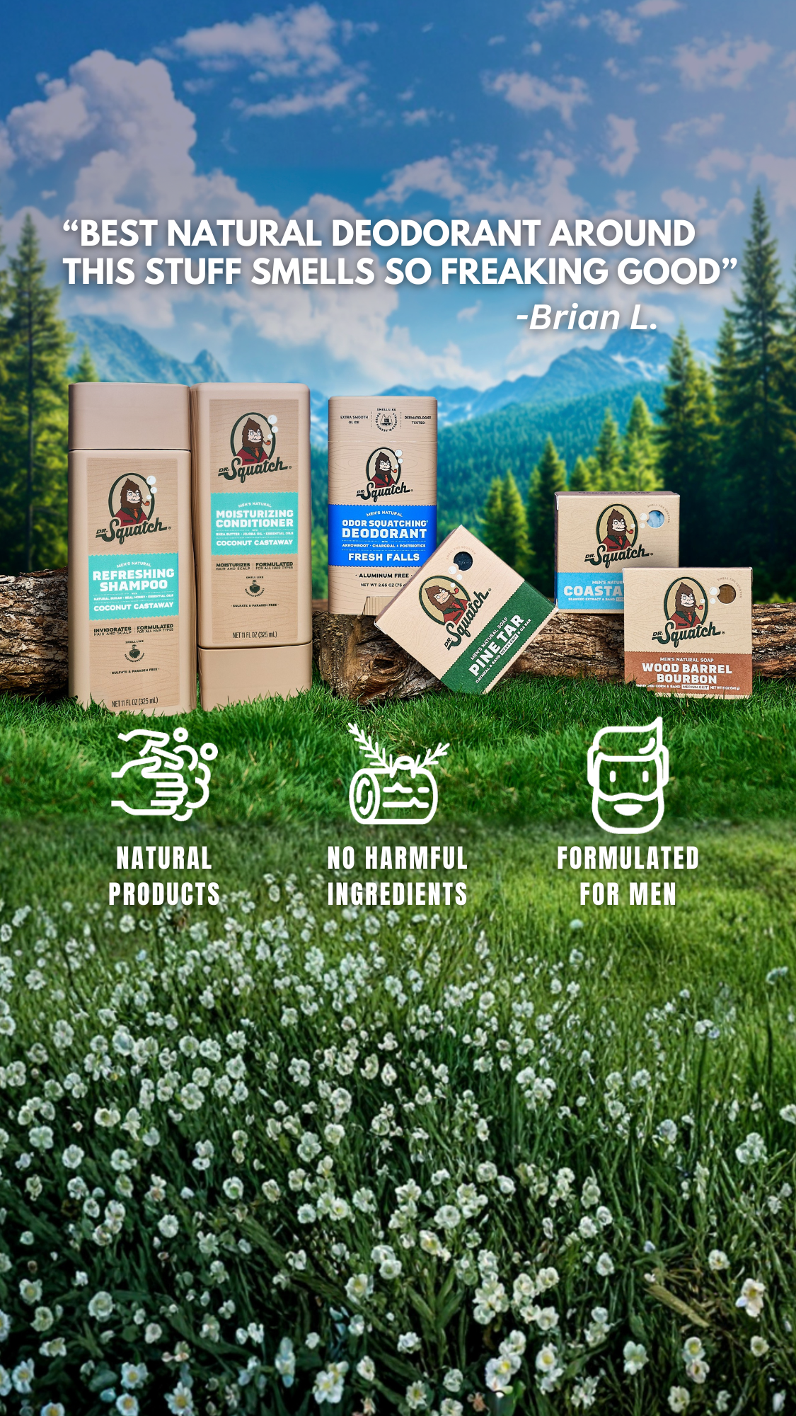 Dr. Squatch Facebook ad
