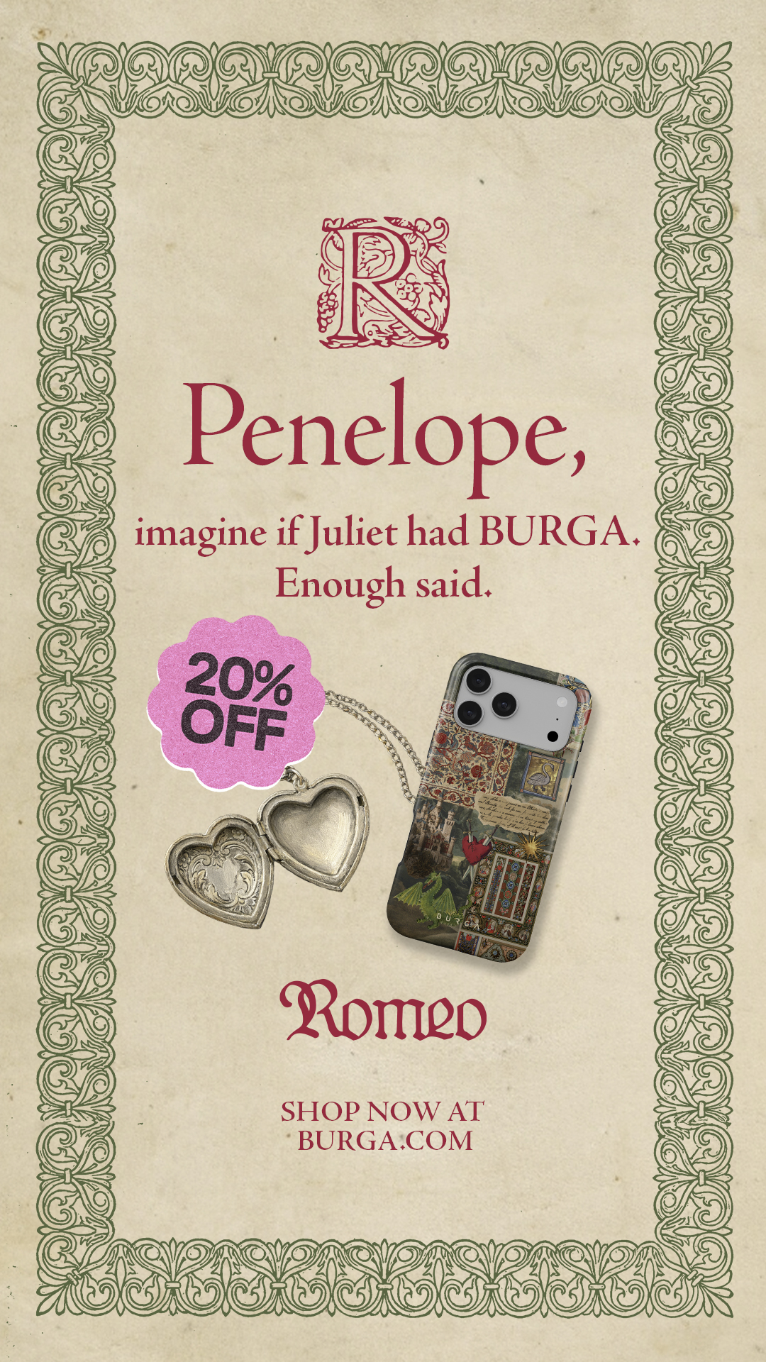 BURGA Global Facebook ad