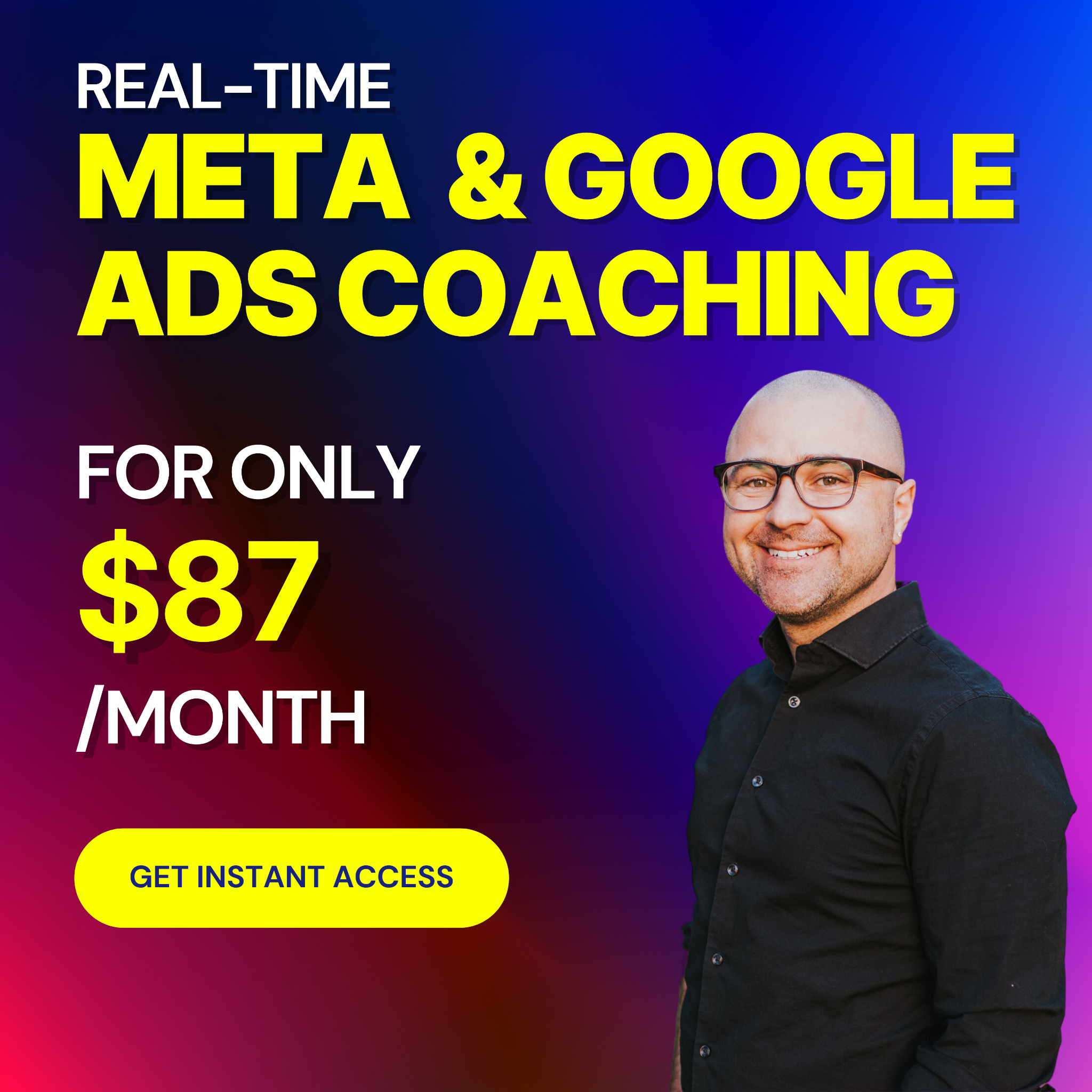 Wynbrooke Creative Facebook ad: Learn Meta & Google Ads From A $100k/Day Ad Buyer