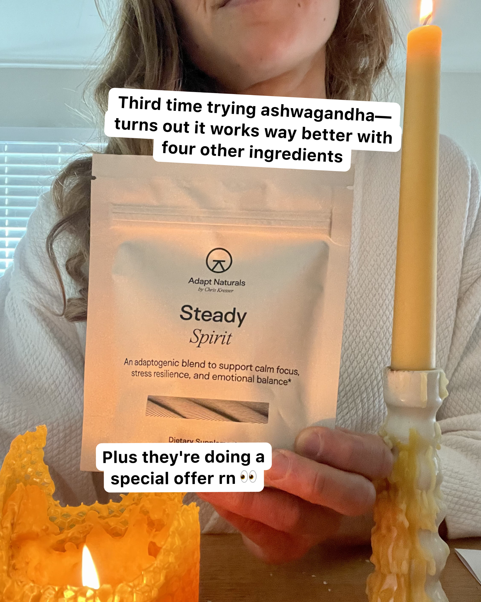 Adapt Naturals Facebook ad