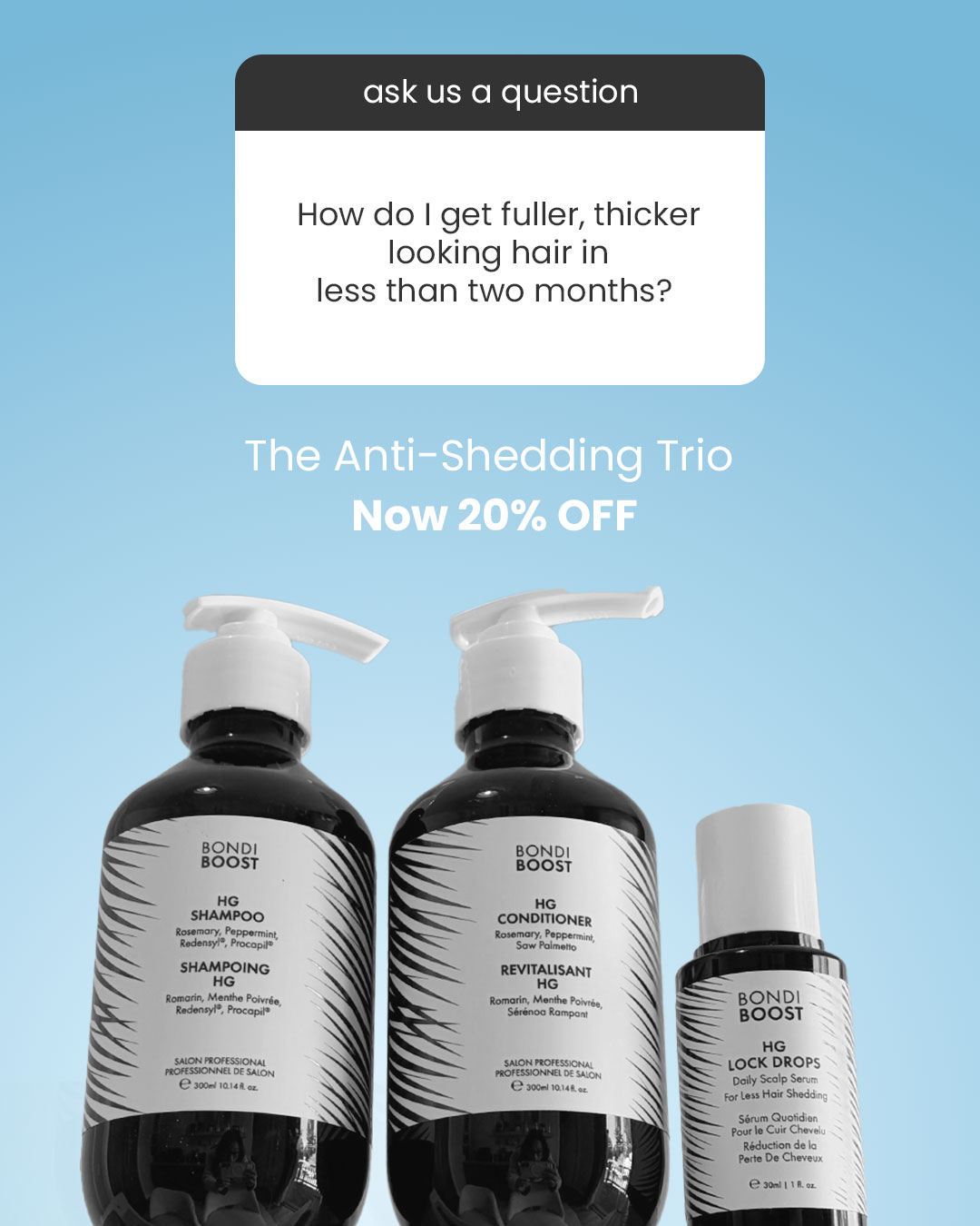 BondiBoost Facebook ad