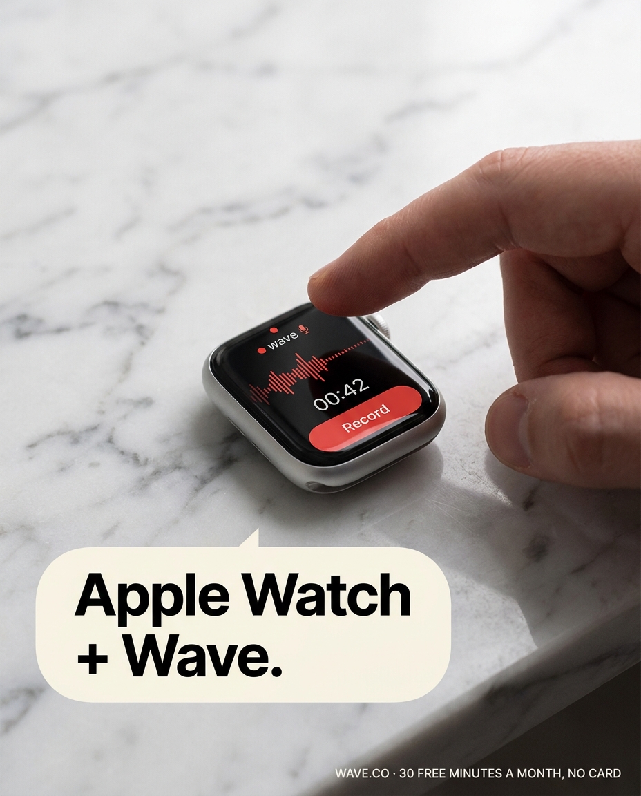 Wave AI Note Taker Facebook ad