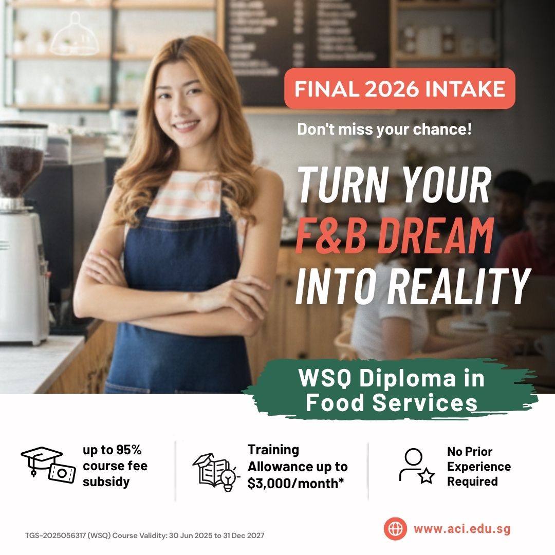 Asian Culinary Institute Singapore Facebook ad: LAST CALL- Our last intake for this year!